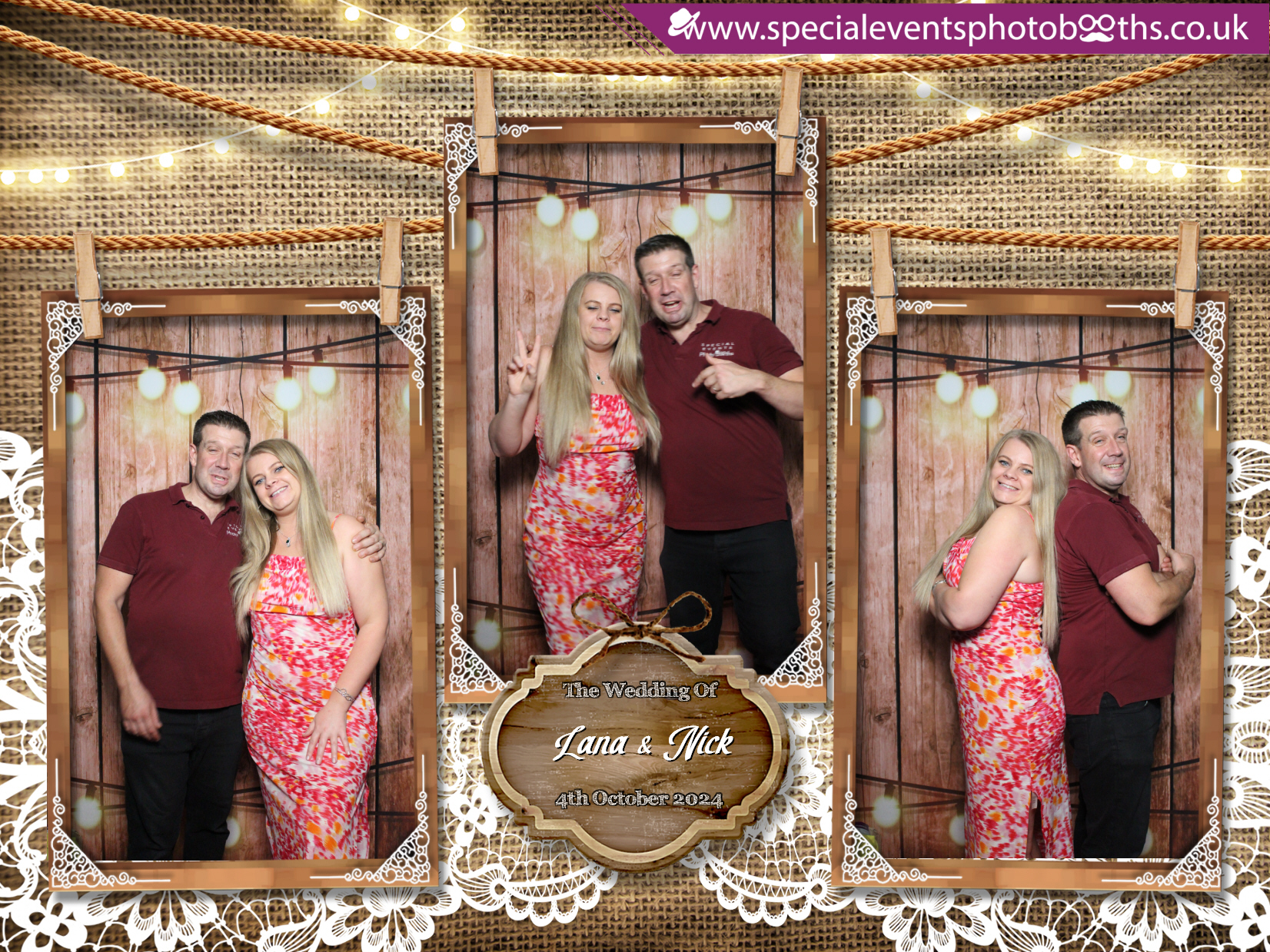Lana and Nick's Wedding | View more photos from the event at my.specialeventsphotobooths.co.uk/u/SpecialEventsPhotoBooths/Lana-and-Nicks-Wedding