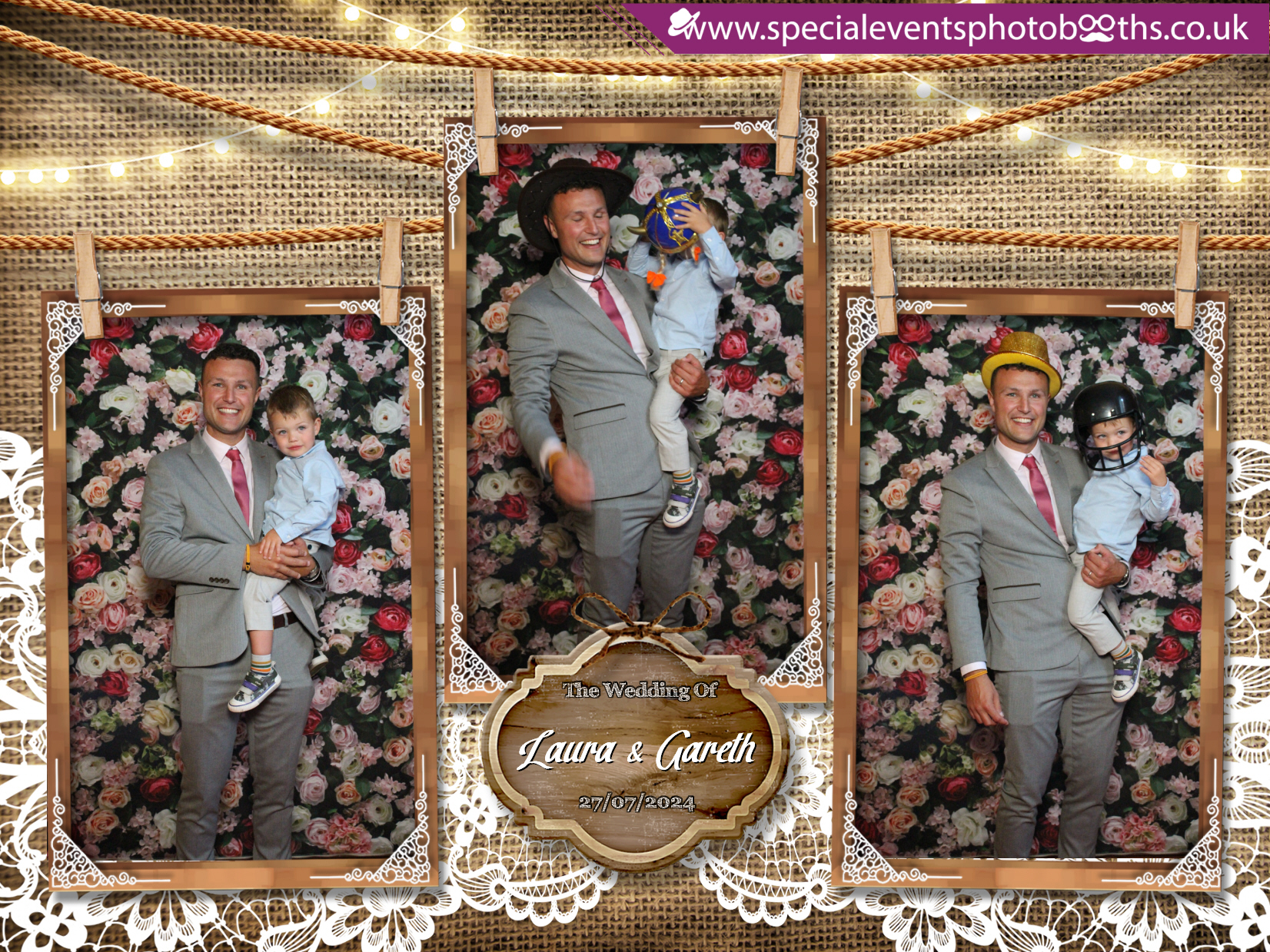 Laura & Gareth’s Wedding | View more photos from the event at my.specialeventsphotobooths.co.uk/u/SpecialEventsPhotoBooths/Laura-Gareth’s-Wedding