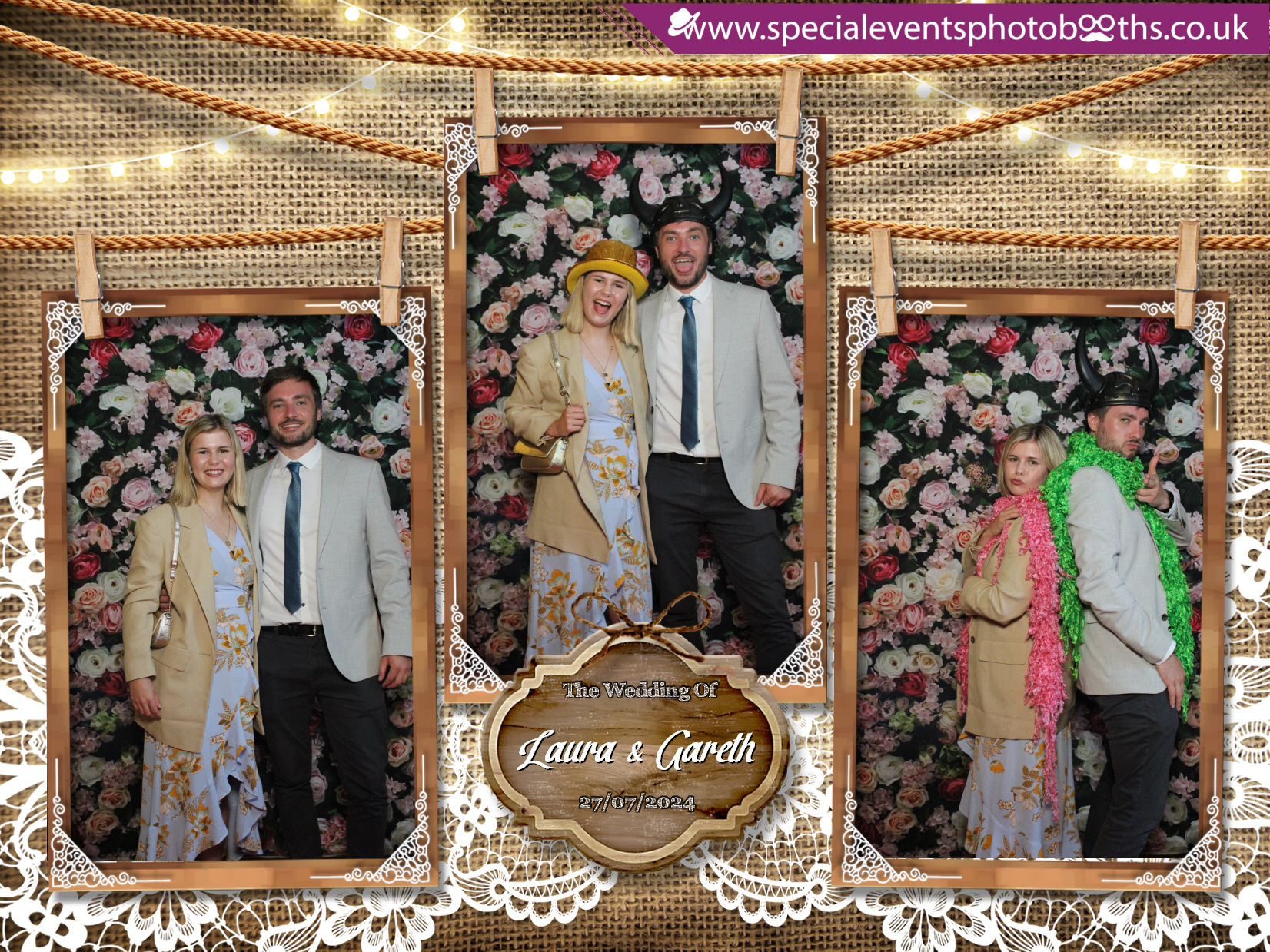 Laura & Gareth’s Wedding | View more photos from the event at my.specialeventsphotobooths.co.uk/u/SpecialEventsPhotoBooths/Laura-Gareth’s-Wedding