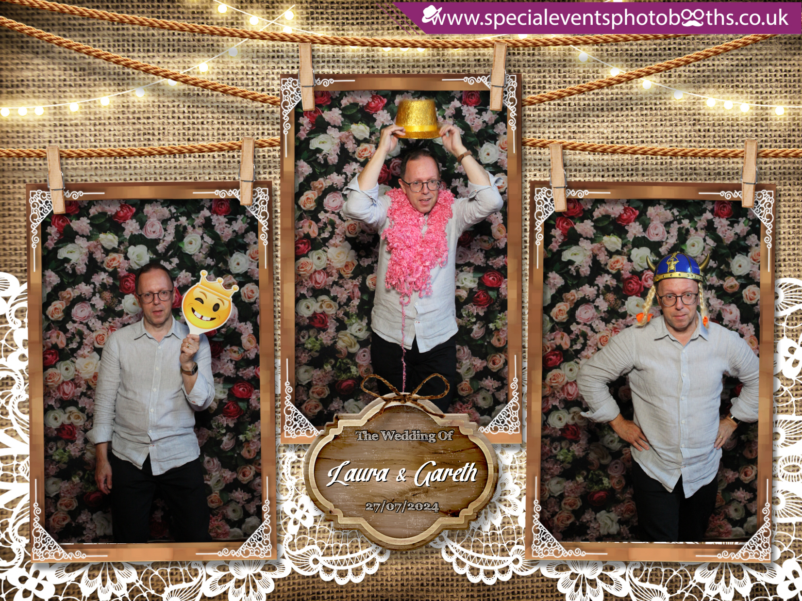 Laura & Gareth’s Wedding | View more photos from the event at my.specialeventsphotobooths.co.uk/u/SpecialEventsPhotoBooths/Laura-Gareth’s-Wedding