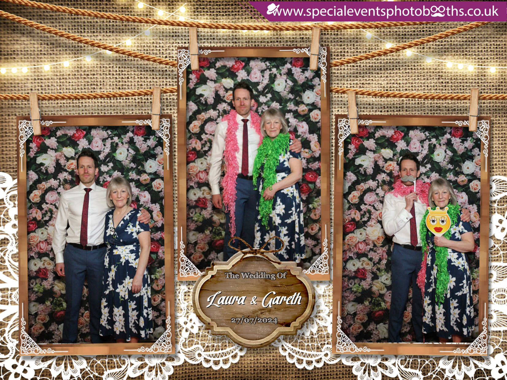 Laura & Gareth’s Wedding | View more photos from the event at my.specialeventsphotobooths.co.uk/u/SpecialEventsPhotoBooths/Laura-Gareth’s-Wedding