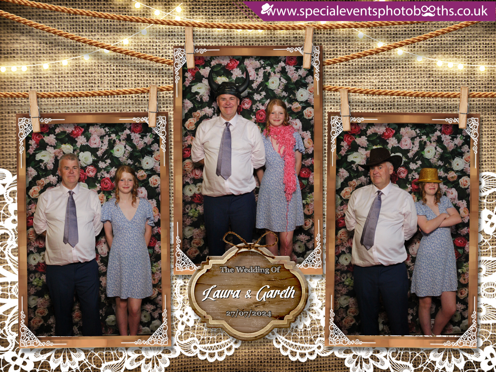 Laura & Gareth’s Wedding | View more photos from the event at my.specialeventsphotobooths.co.uk/u/SpecialEventsPhotoBooths/Laura-Gareth’s-Wedding