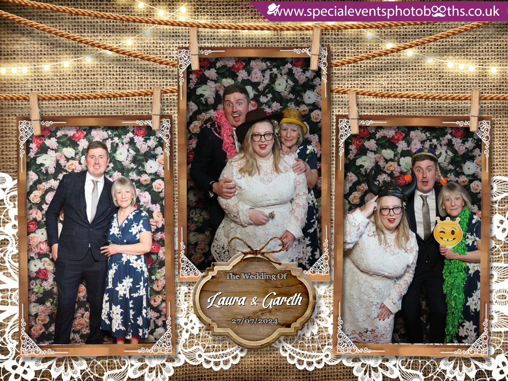 Laura & Gareth’s Wedding | View more photos from the event at my.specialeventsphotobooths.co.uk/u/SpecialEventsPhotoBooths/Laura-Gareth’s-Wedding