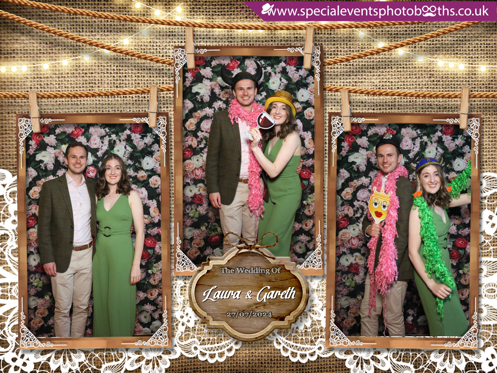 Laura & Gareth’s Wedding | View more photos from the event at my.specialeventsphotobooths.co.uk/u/SpecialEventsPhotoBooths/Laura-Gareth’s-Wedding