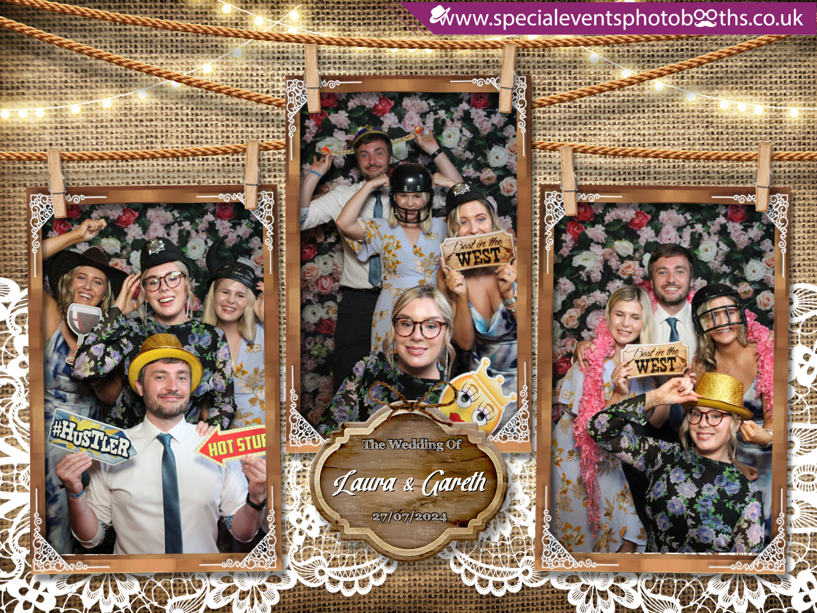 Laura & Gareth’s Wedding | View more photos from the event at my.specialeventsphotobooths.co.uk/u/SpecialEventsPhotoBooths/Laura-Gareth’s-Wedding