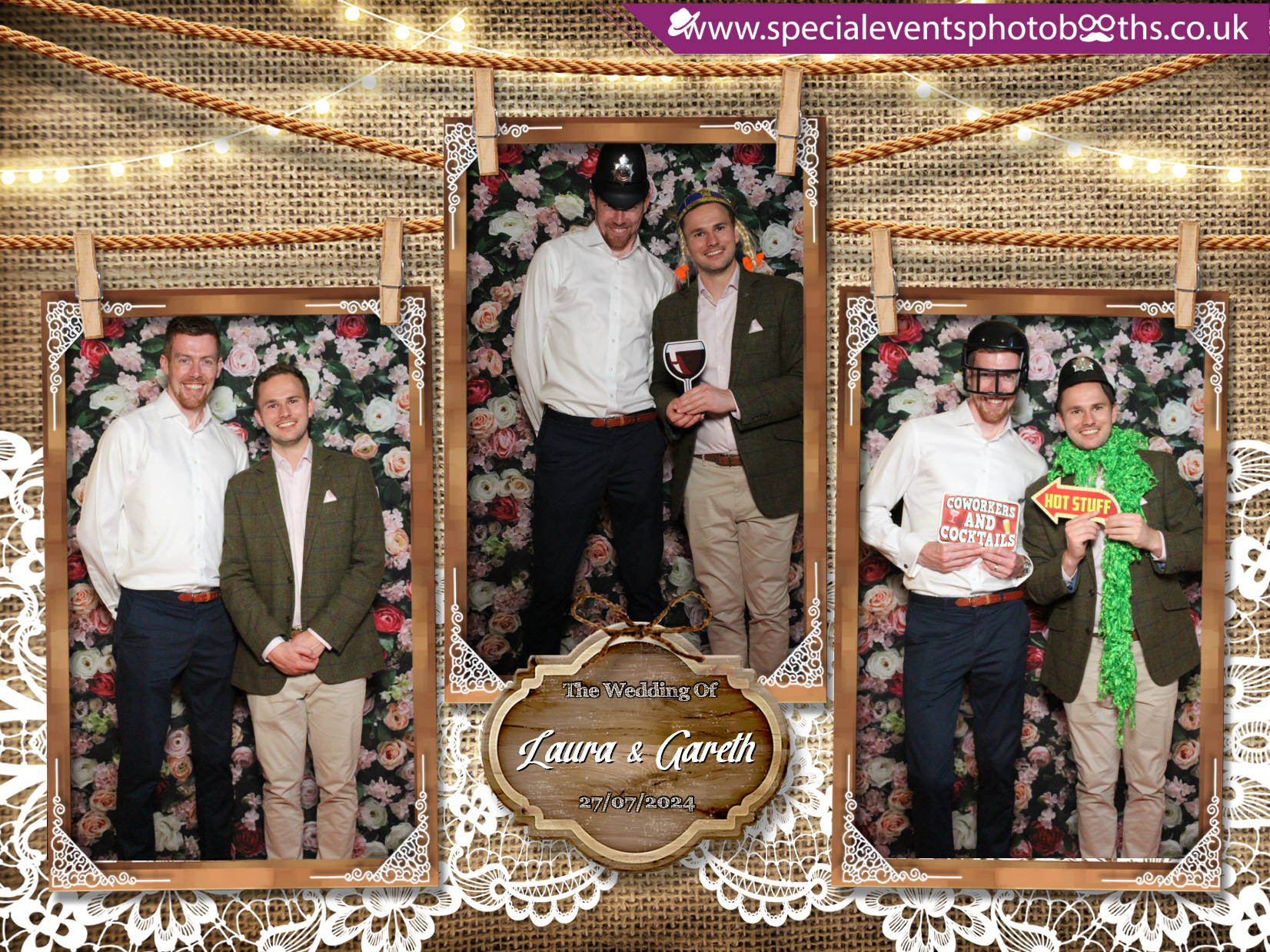 Laura & Gareth’s Wedding | View more photos from the event at my.specialeventsphotobooths.co.uk/u/SpecialEventsPhotoBooths/Laura-Gareth’s-Wedding
