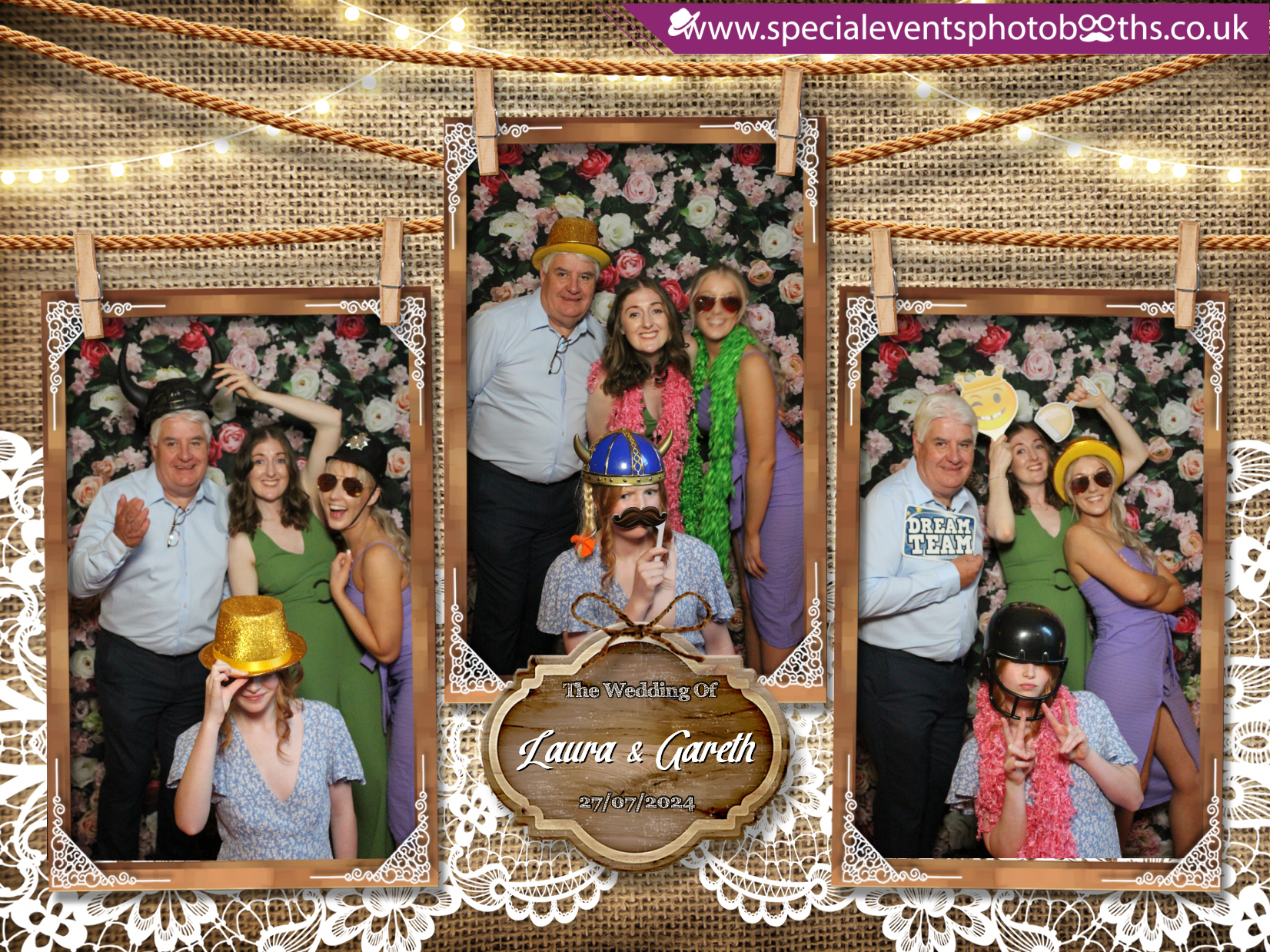 Laura & Gareth’s Wedding | View more photos from the event at my.specialeventsphotobooths.co.uk/u/SpecialEventsPhotoBooths/Laura-Gareth’s-Wedding