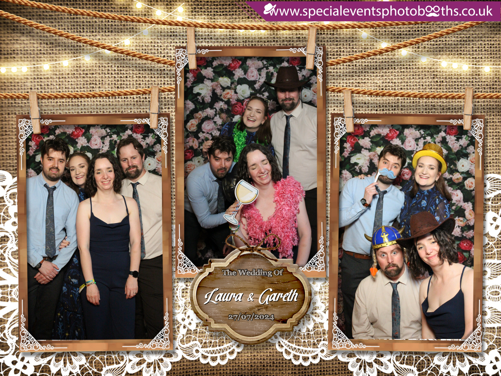 Laura & Gareth’s Wedding | View more photos from the event at my.specialeventsphotobooths.co.uk/u/SpecialEventsPhotoBooths/Laura-Gareth’s-Wedding