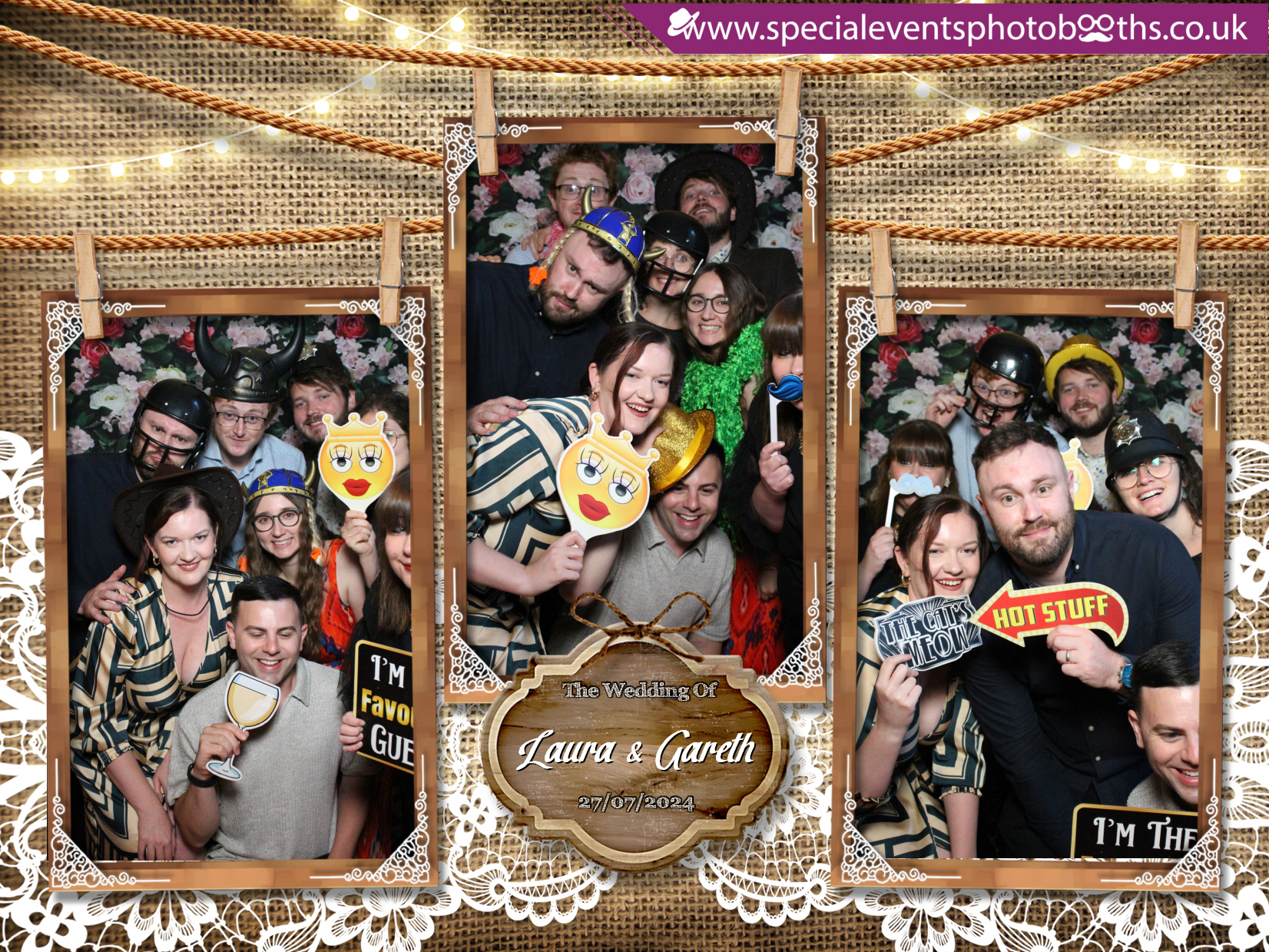 Laura & Gareth’s Wedding | View more photos from the event at my.specialeventsphotobooths.co.uk/u/SpecialEventsPhotoBooths/Laura-Gareth’s-Wedding