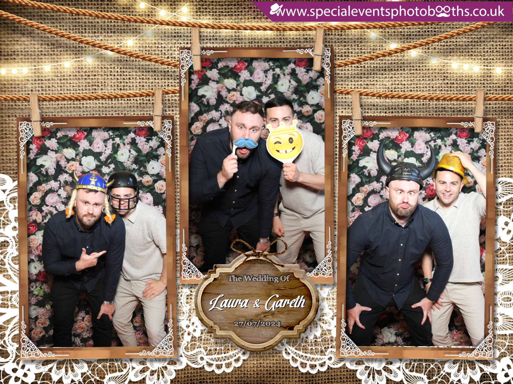Laura & Gareth’s Wedding | View more photos from the event at my.specialeventsphotobooths.co.uk/u/SpecialEventsPhotoBooths/Laura-Gareth’s-Wedding