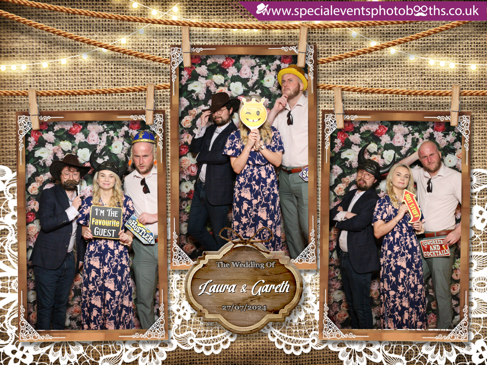Laura & Gareth’s Wedding | View more photos from the event at my.specialeventsphotobooths.co.uk/u/SpecialEventsPhotoBooths/Laura-Gareth’s-Wedding