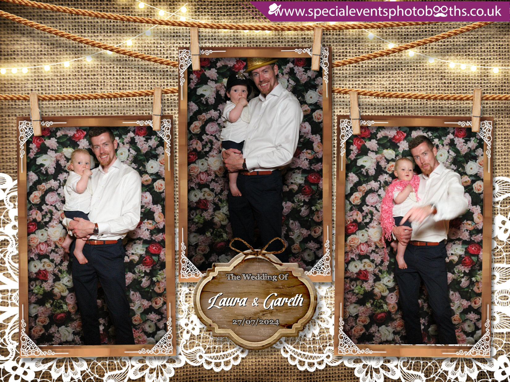 Laura & Gareth’s Wedding | View more photos from the event at my.specialeventsphotobooths.co.uk/u/SpecialEventsPhotoBooths/Laura-Gareth’s-Wedding