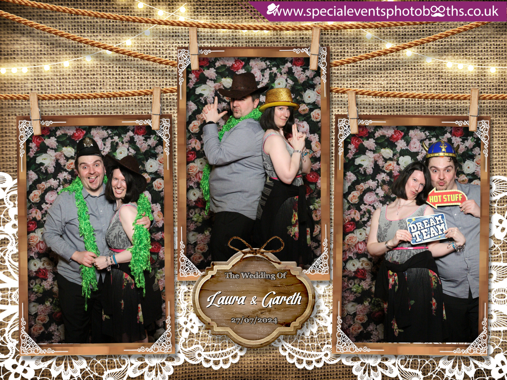 Laura & Gareth’s Wedding | View more photos from the event at my.specialeventsphotobooths.co.uk/u/SpecialEventsPhotoBooths/Laura-Gareth’s-Wedding