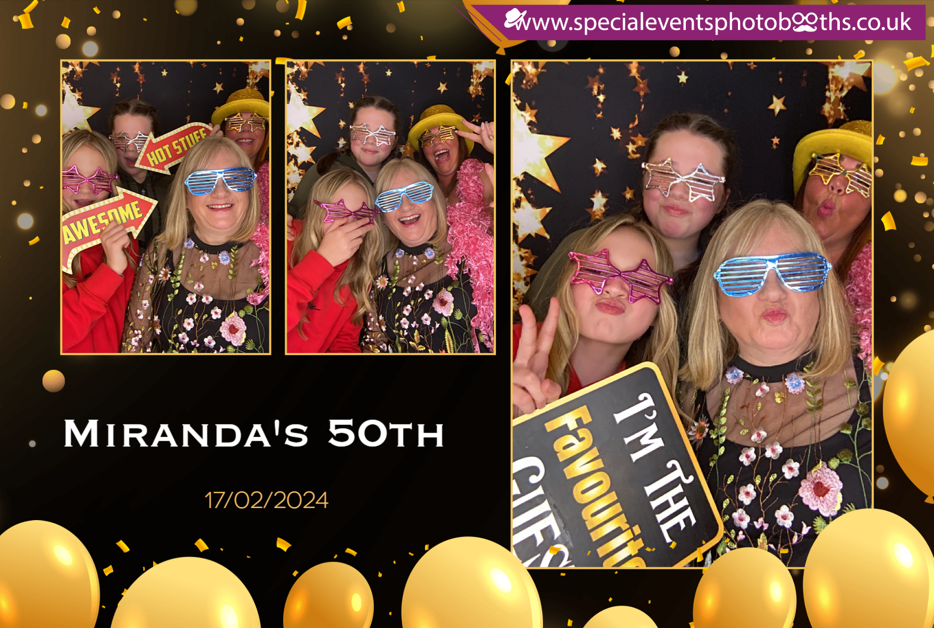 Miranda's 50th | View more photos from the event at my.specialeventsphotobooths.co.uk/u/SpecialEventsPhotoBooths/Mirandas-50th