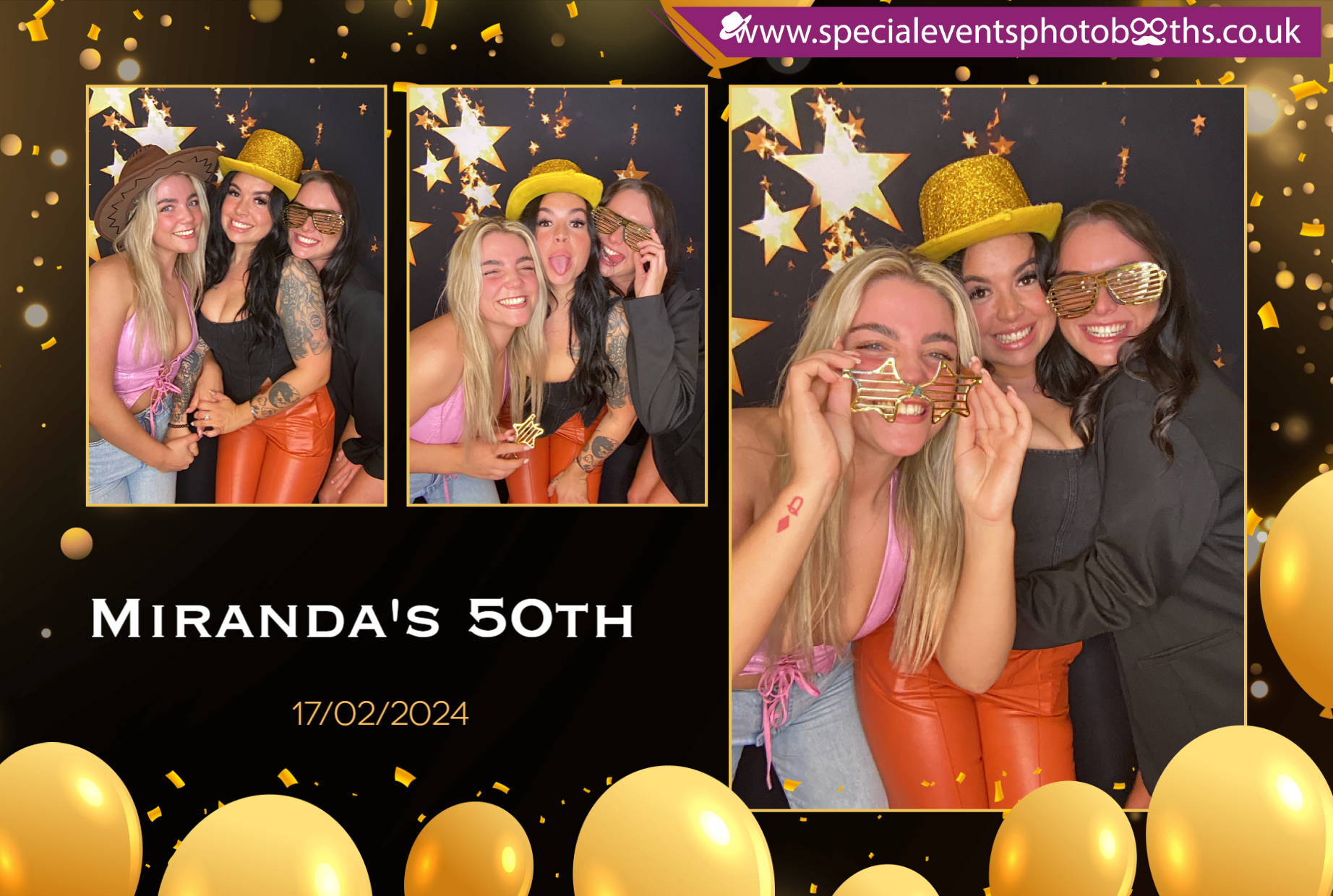 Miranda's 50th | View more photos from the event at my.specialeventsphotobooths.co.uk/u/SpecialEventsPhotoBooths/Mirandas-50th