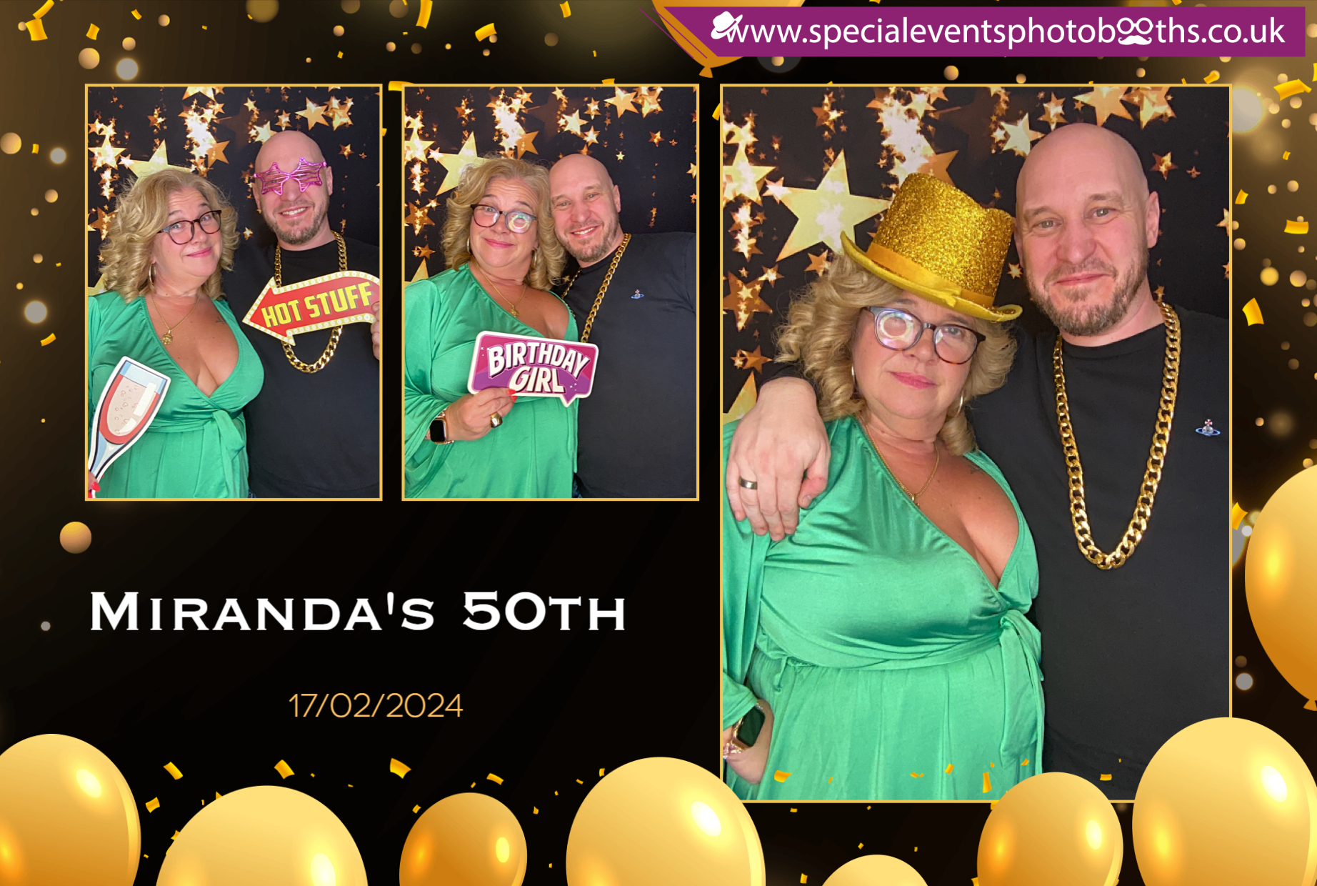Miranda's 50th | View more photos from the event at my.specialeventsphotobooths.co.uk/u/SpecialEventsPhotoBooths/Mirandas-50th