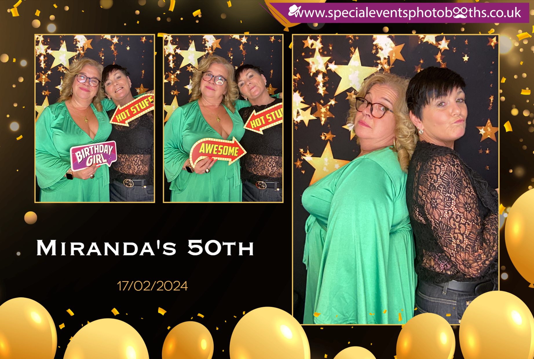 Miranda's 50th | View more photos from the event at my.specialeventsphotobooths.co.uk/u/SpecialEventsPhotoBooths/Mirandas-50th