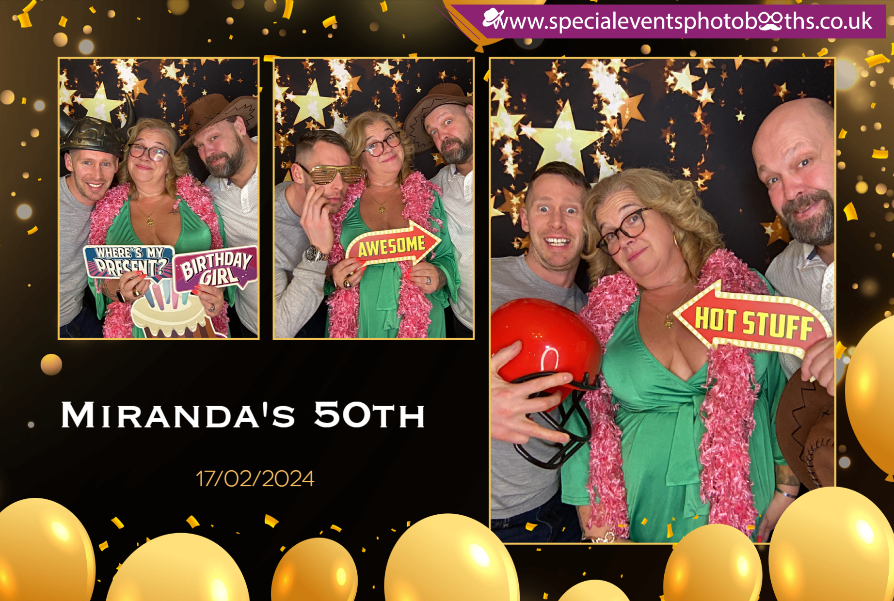 Miranda's 50th | View more photos from the event at my.specialeventsphotobooths.co.uk/u/SpecialEventsPhotoBooths/Mirandas-50th