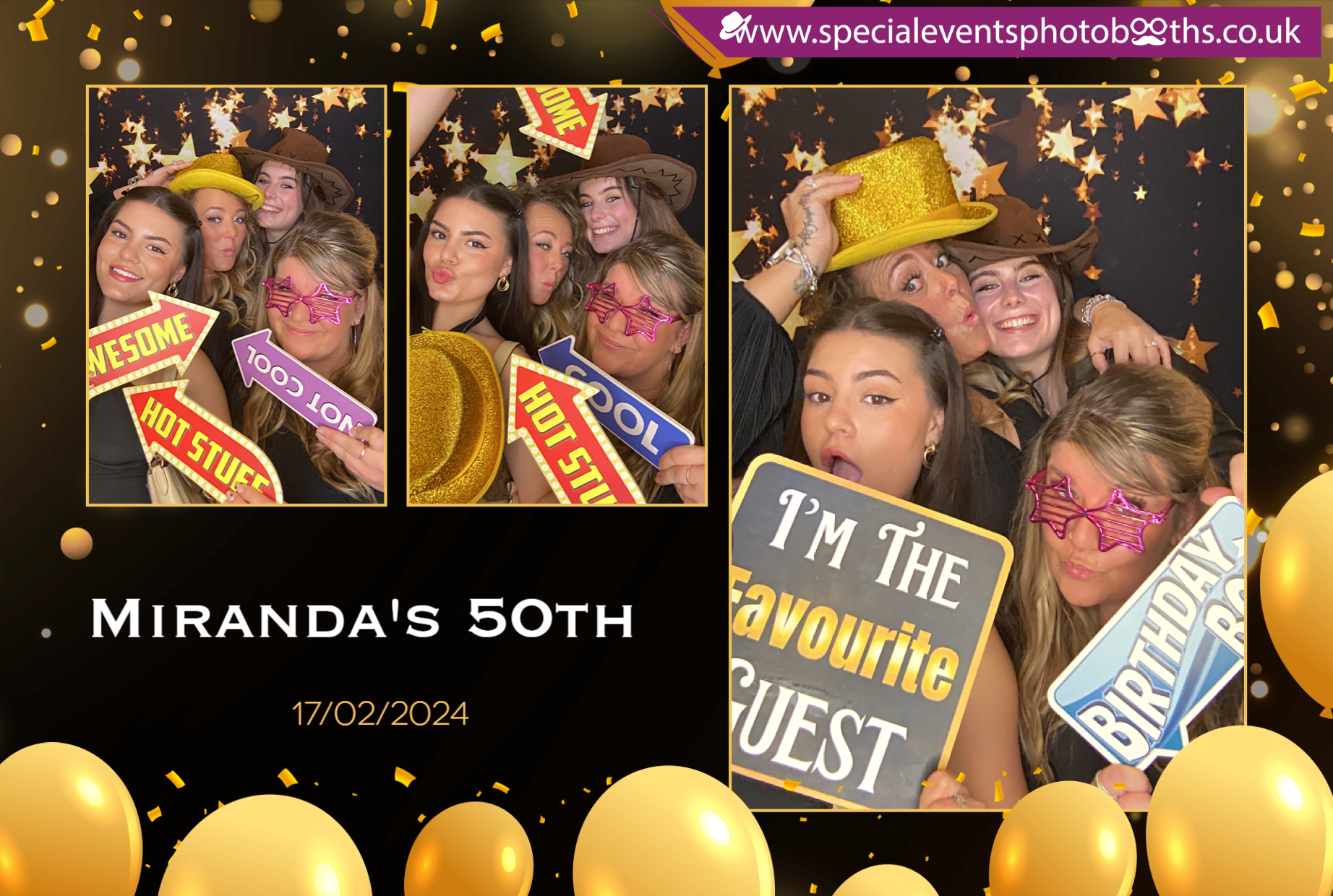 Miranda's 50th | View more photos from the event at my.specialeventsphotobooths.co.uk/u/SpecialEventsPhotoBooths/Mirandas-50th