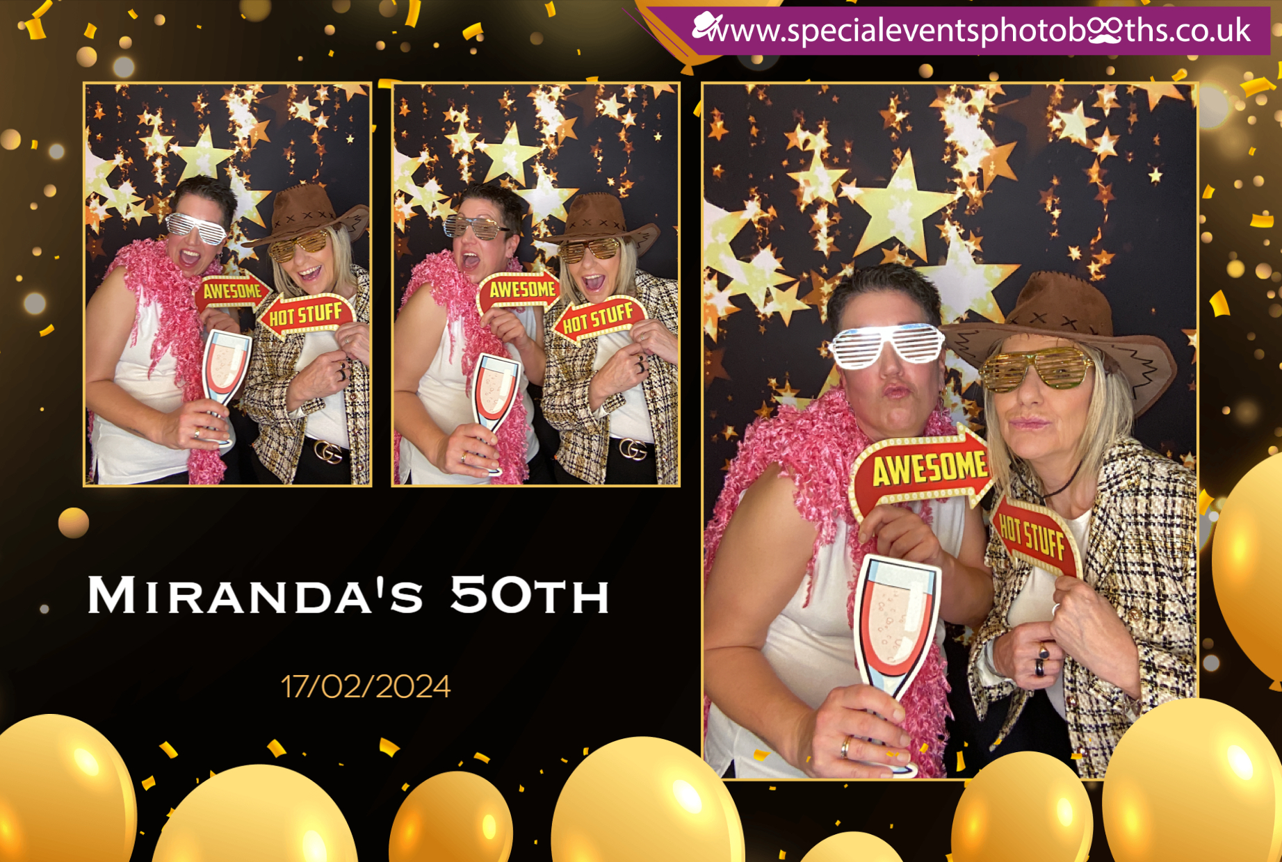 Miranda's 50th | View more photos from the event at my.specialeventsphotobooths.co.uk/u/SpecialEventsPhotoBooths/Mirandas-50th