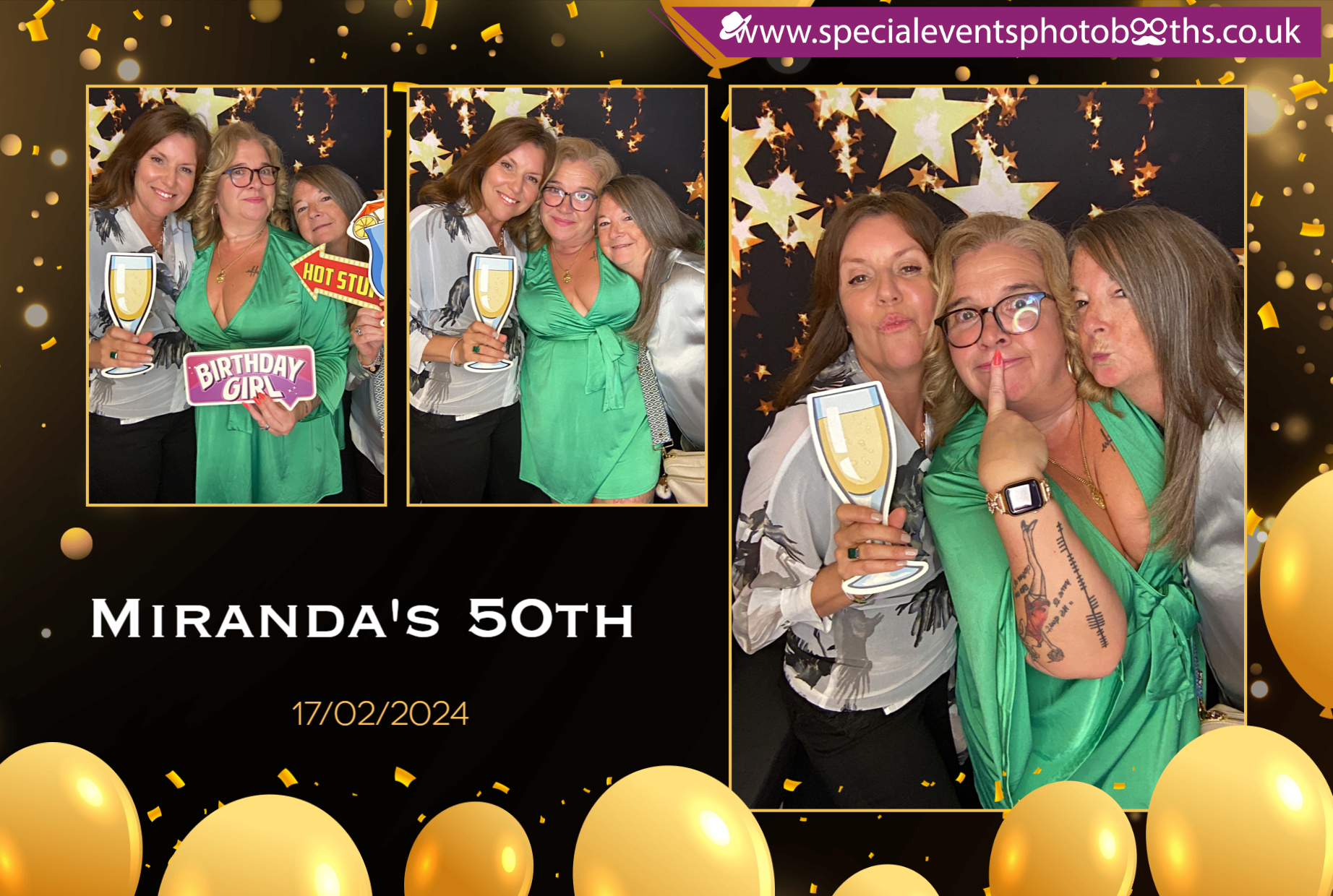 Miranda's 50th | View more photos from the event at my.specialeventsphotobooths.co.uk/u/SpecialEventsPhotoBooths/Mirandas-50th