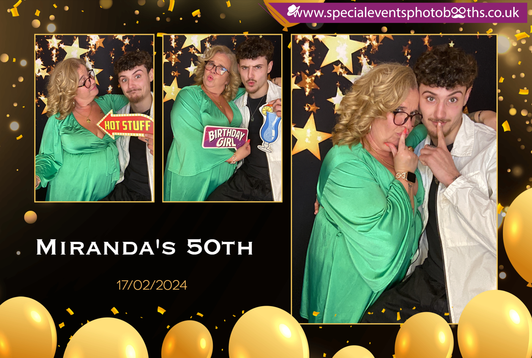 Miranda's 50th | View more photos from the event at my.specialeventsphotobooths.co.uk/u/SpecialEventsPhotoBooths/Mirandas-50th
