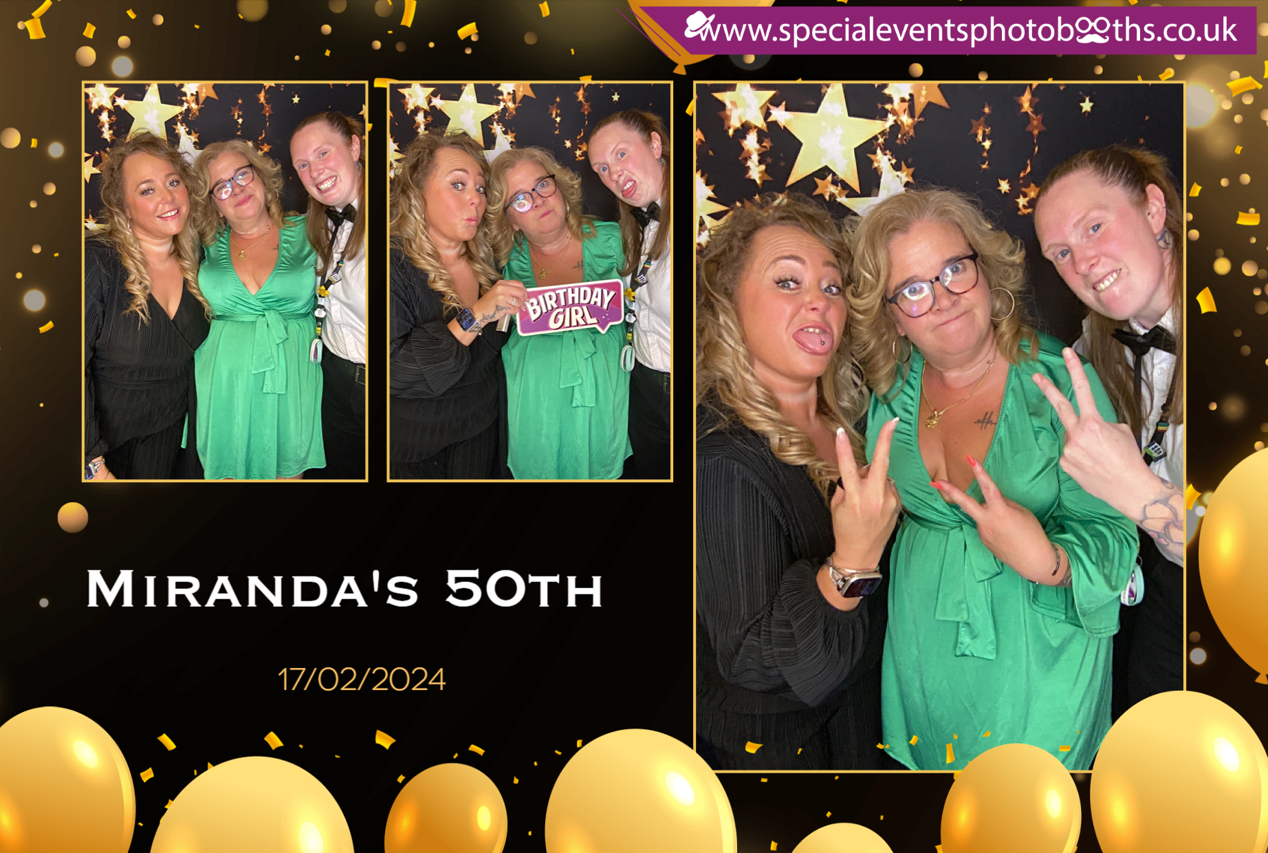 Miranda's 50th | View more photos from the event at my.specialeventsphotobooths.co.uk/u/SpecialEventsPhotoBooths/Mirandas-50th