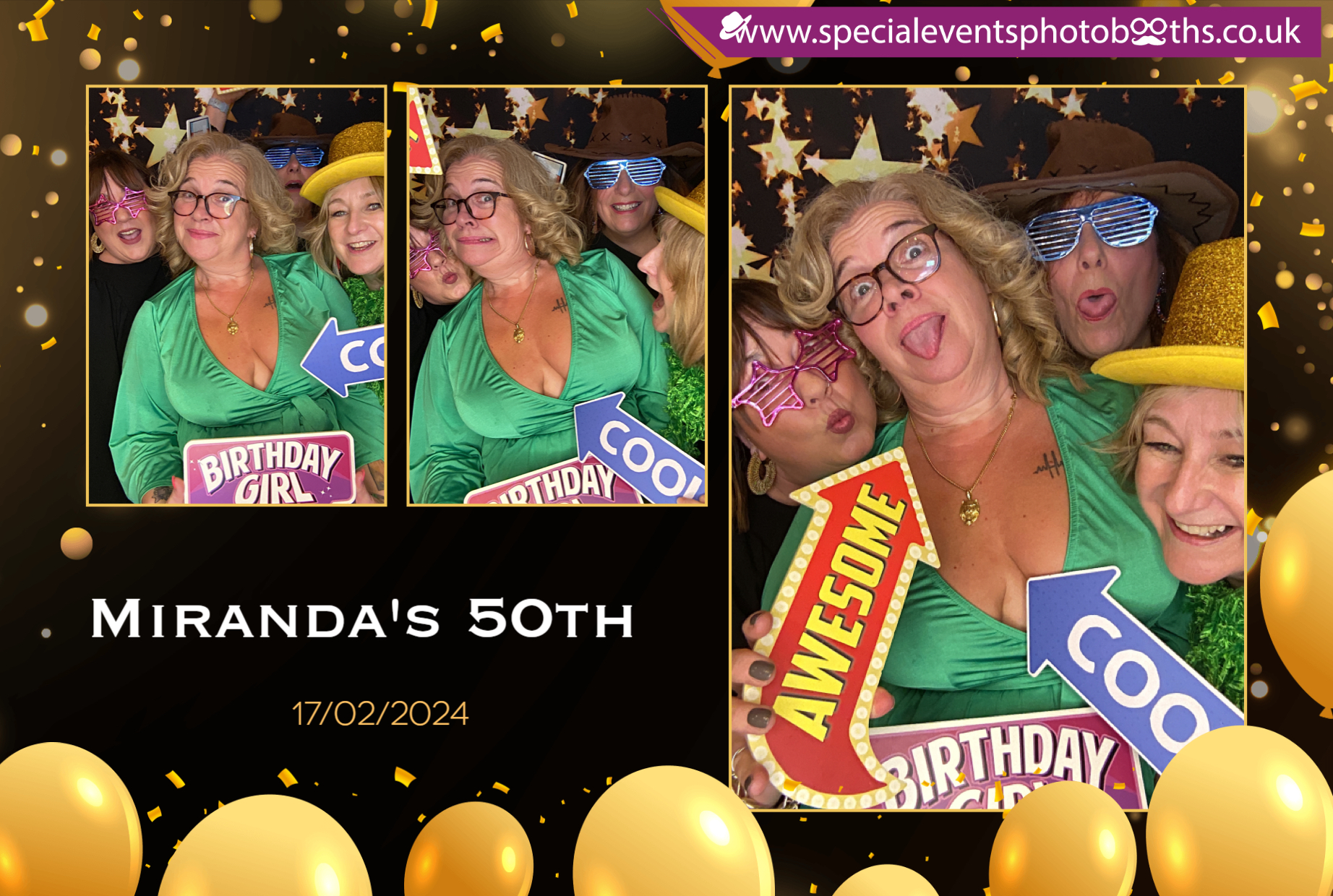 Miranda's 50th | View more photos from the event at my.specialeventsphotobooths.co.uk/u/SpecialEventsPhotoBooths/Mirandas-50th
