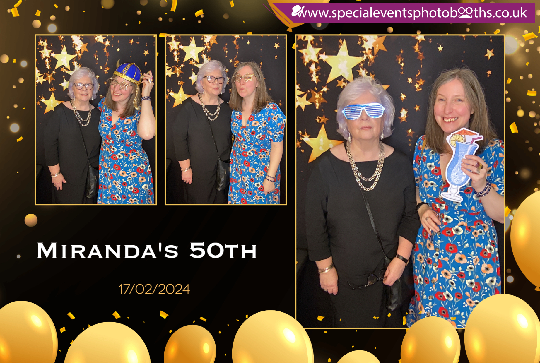Miranda's 50th | View more photos from the event at my.specialeventsphotobooths.co.uk/u/SpecialEventsPhotoBooths/Mirandas-50th