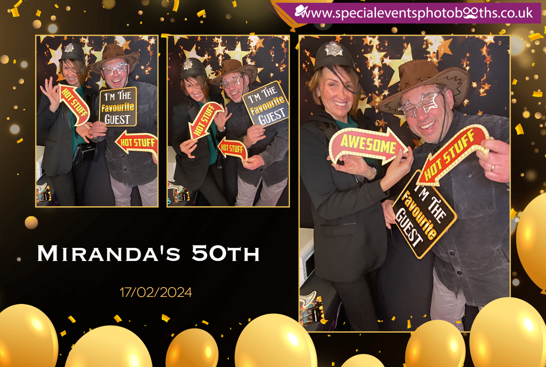Miranda's 50th | View more photos from the event at my.specialeventsphotobooths.co.uk/u/SpecialEventsPhotoBooths/Mirandas-50th