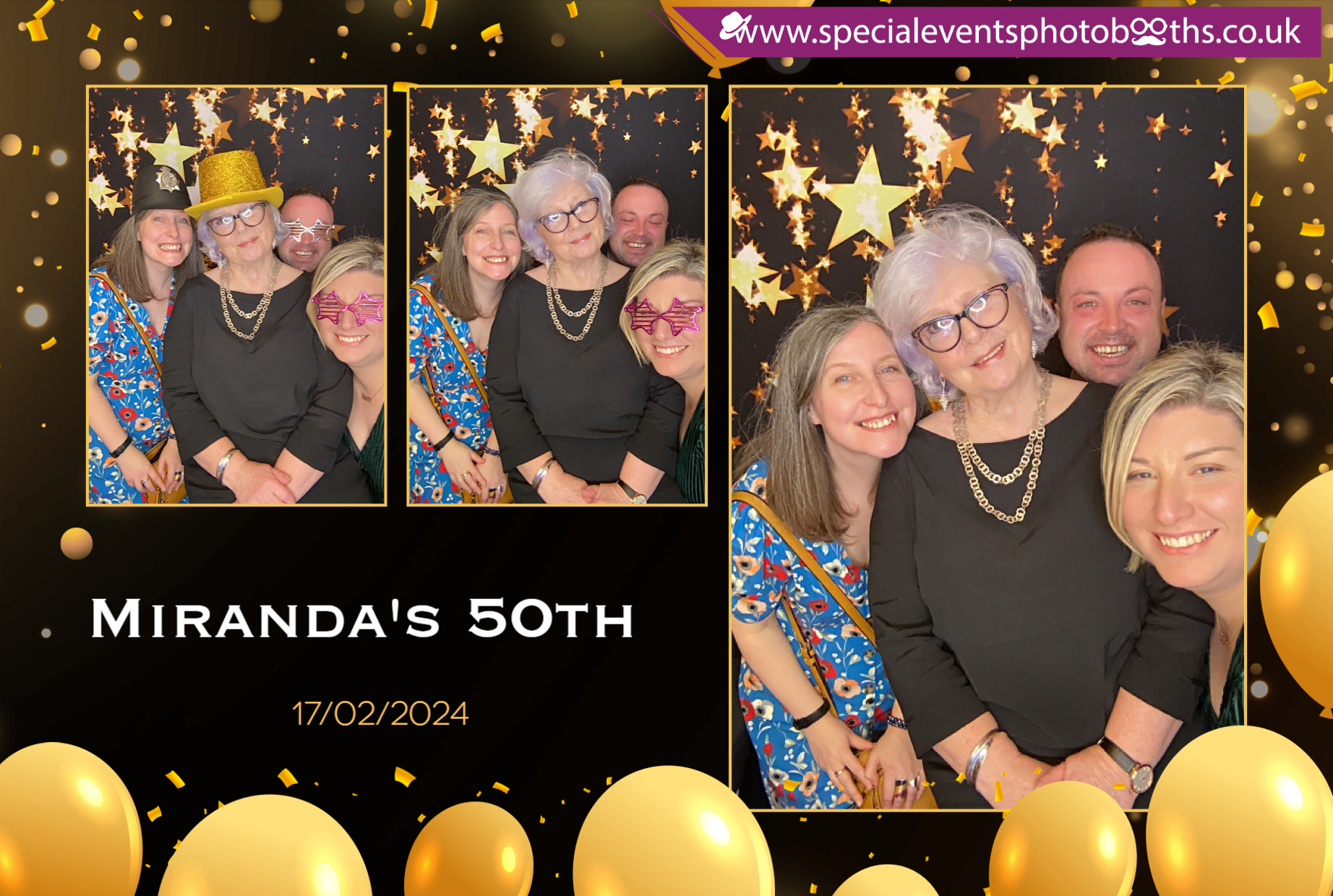 Miranda's 50th | View more photos from the event at my.specialeventsphotobooths.co.uk/u/SpecialEventsPhotoBooths/Mirandas-50th