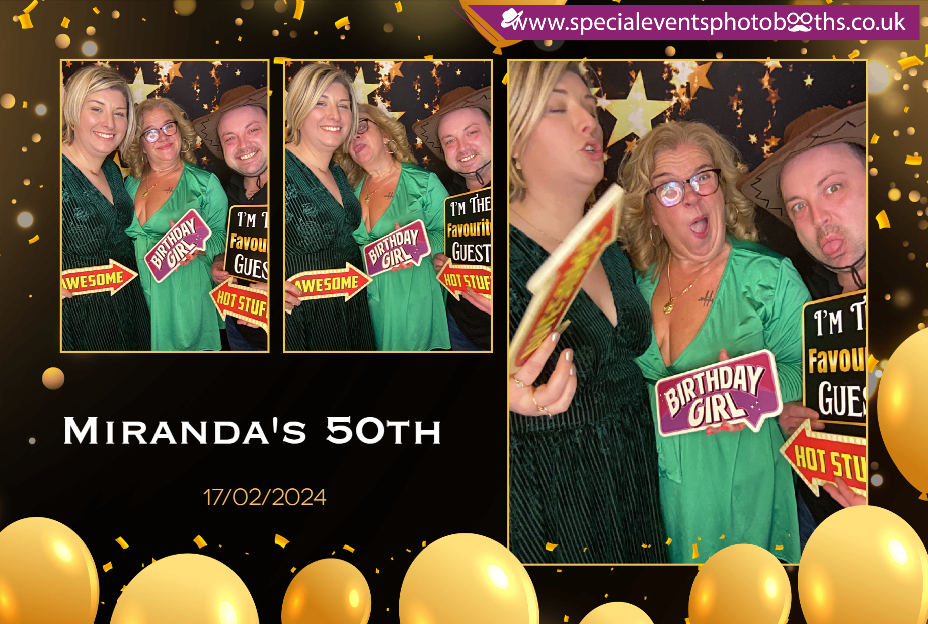 Miranda's 50th | View more photos from the event at my.specialeventsphotobooths.co.uk/u/SpecialEventsPhotoBooths/Mirandas-50th
