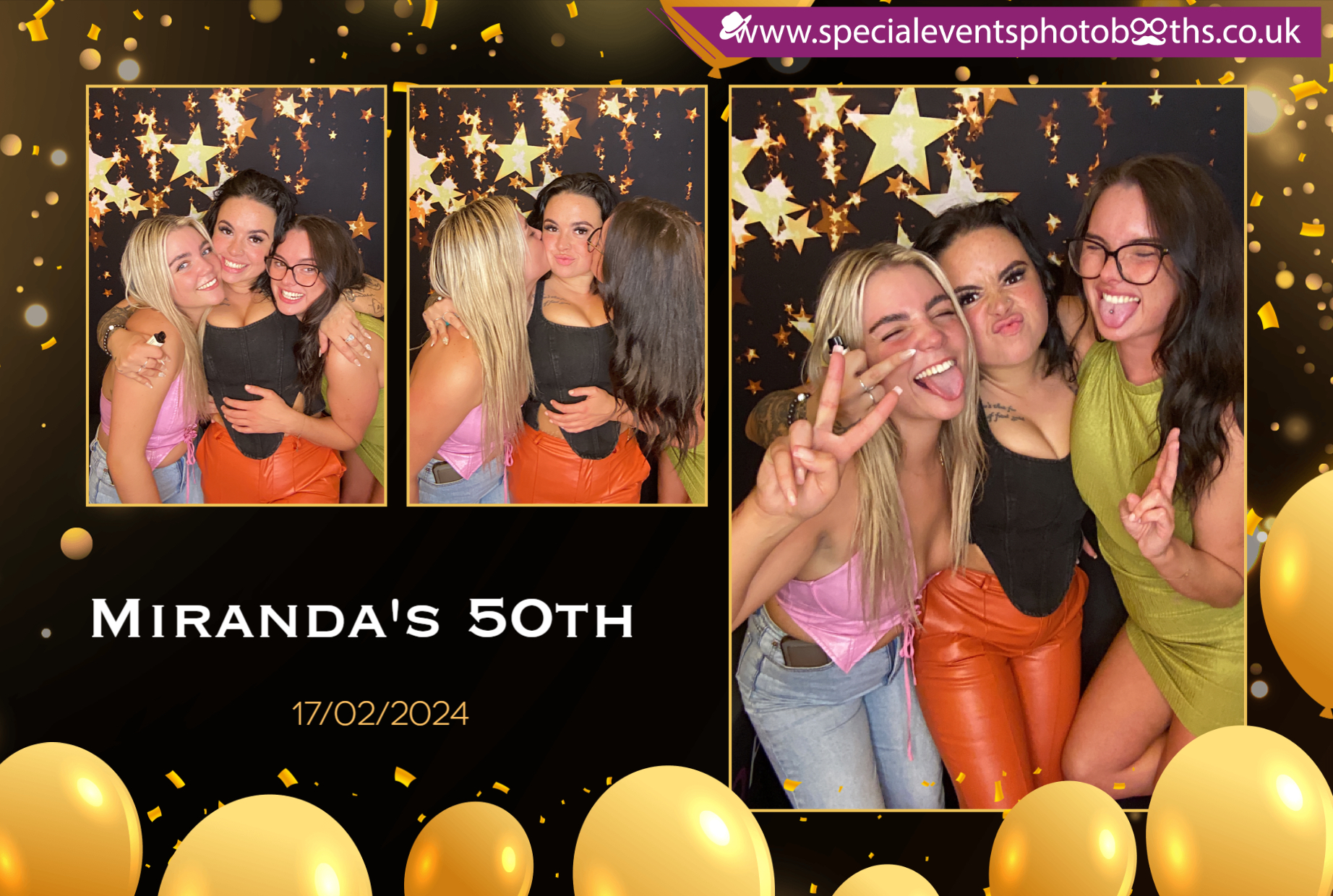 Miranda's 50th | View more photos from the event at my.specialeventsphotobooths.co.uk/u/SpecialEventsPhotoBooths/Mirandas-50th