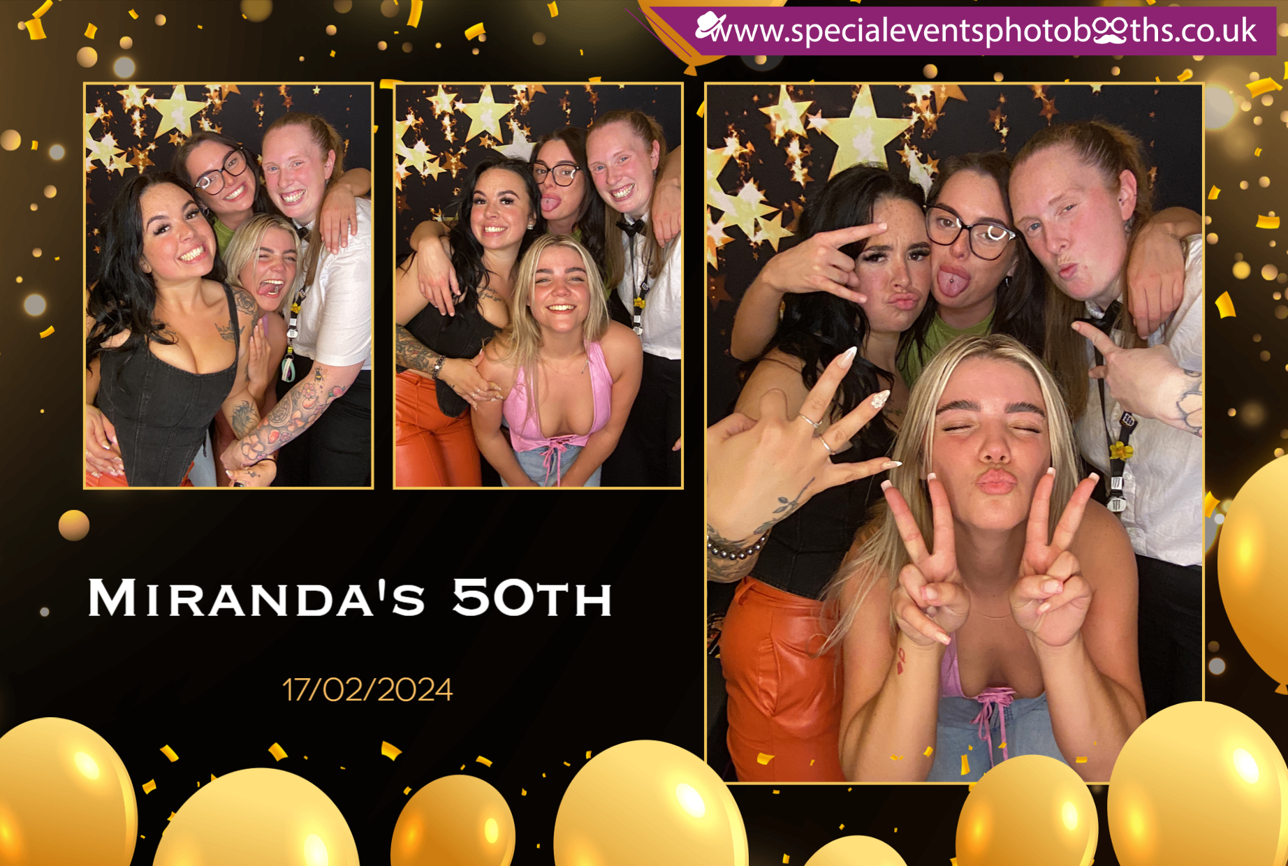 Miranda's 50th | View more photos from the event at my.specialeventsphotobooths.co.uk/u/SpecialEventsPhotoBooths/Mirandas-50th