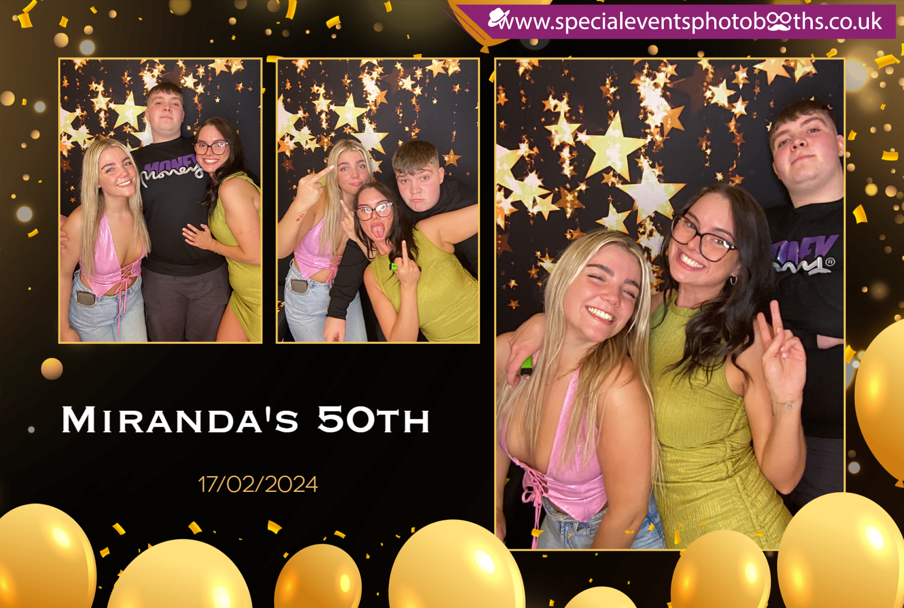 Miranda's 50th | View more photos from the event at my.specialeventsphotobooths.co.uk/u/SpecialEventsPhotoBooths/Mirandas-50th