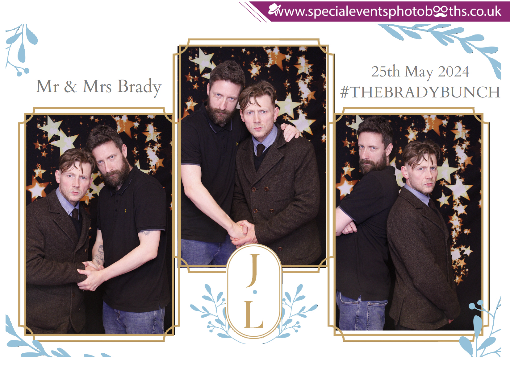 Mr & Mrs Brady | View more photos from the event at my.specialeventsphotobooths.co.uk/u/SpecialEventsPhotoBooths/Mr-Mrs-Brady