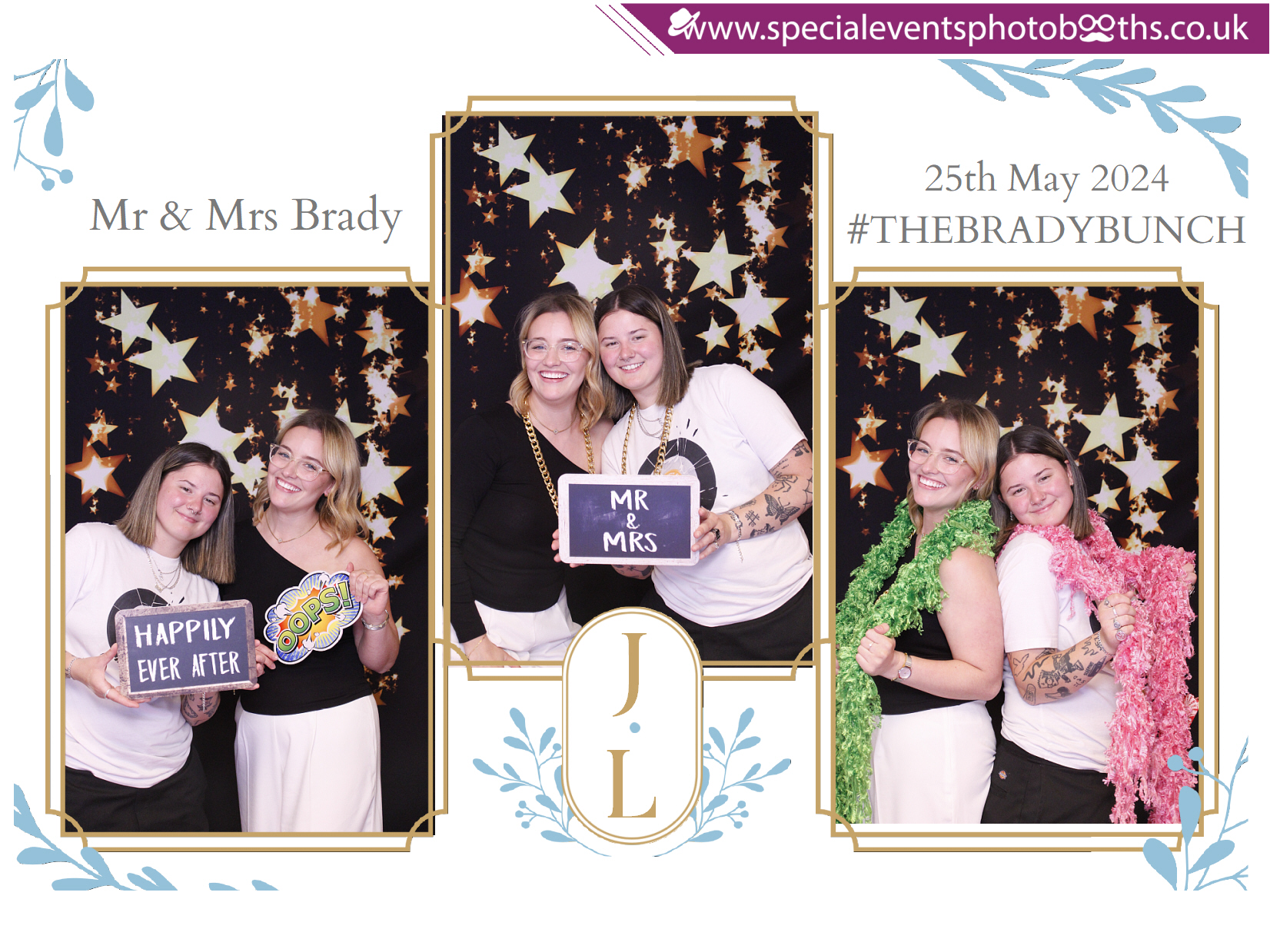 Mr & Mrs Brady | View more photos from the event at my.specialeventsphotobooths.co.uk/u/SpecialEventsPhotoBooths/Mr-Mrs-Brady