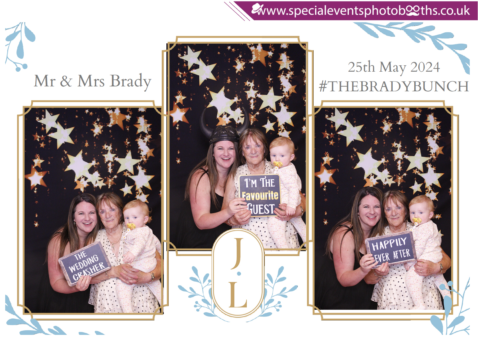 Mr & Mrs Brady | View more photos from the event at my.specialeventsphotobooths.co.uk/u/SpecialEventsPhotoBooths/Mr-Mrs-Brady