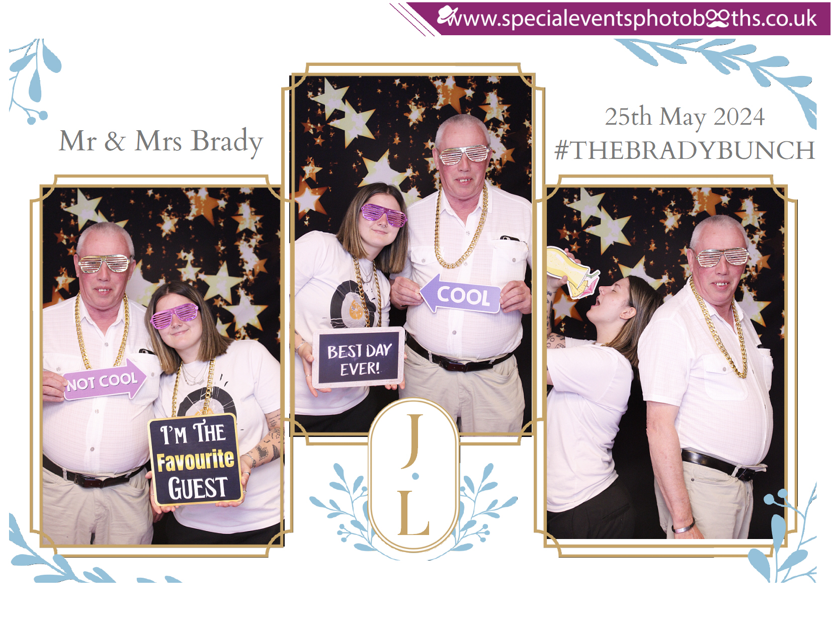 Mr & Mrs Brady | View more photos from the event at my.specialeventsphotobooths.co.uk/u/SpecialEventsPhotoBooths/Mr-Mrs-Brady