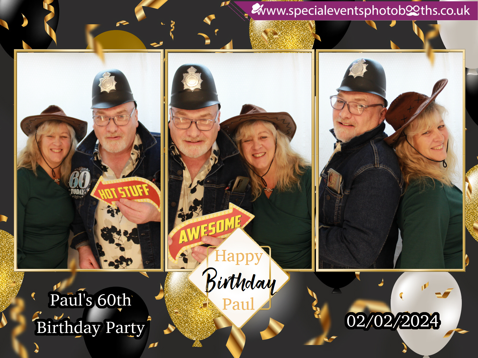 Paul’s 60th Birthday Party | View more photos from the event at my.specialeventsphotobooths.co.uk/u/SpecialEventsPhotoBooths/Paul’s-60th-Birthday-Party