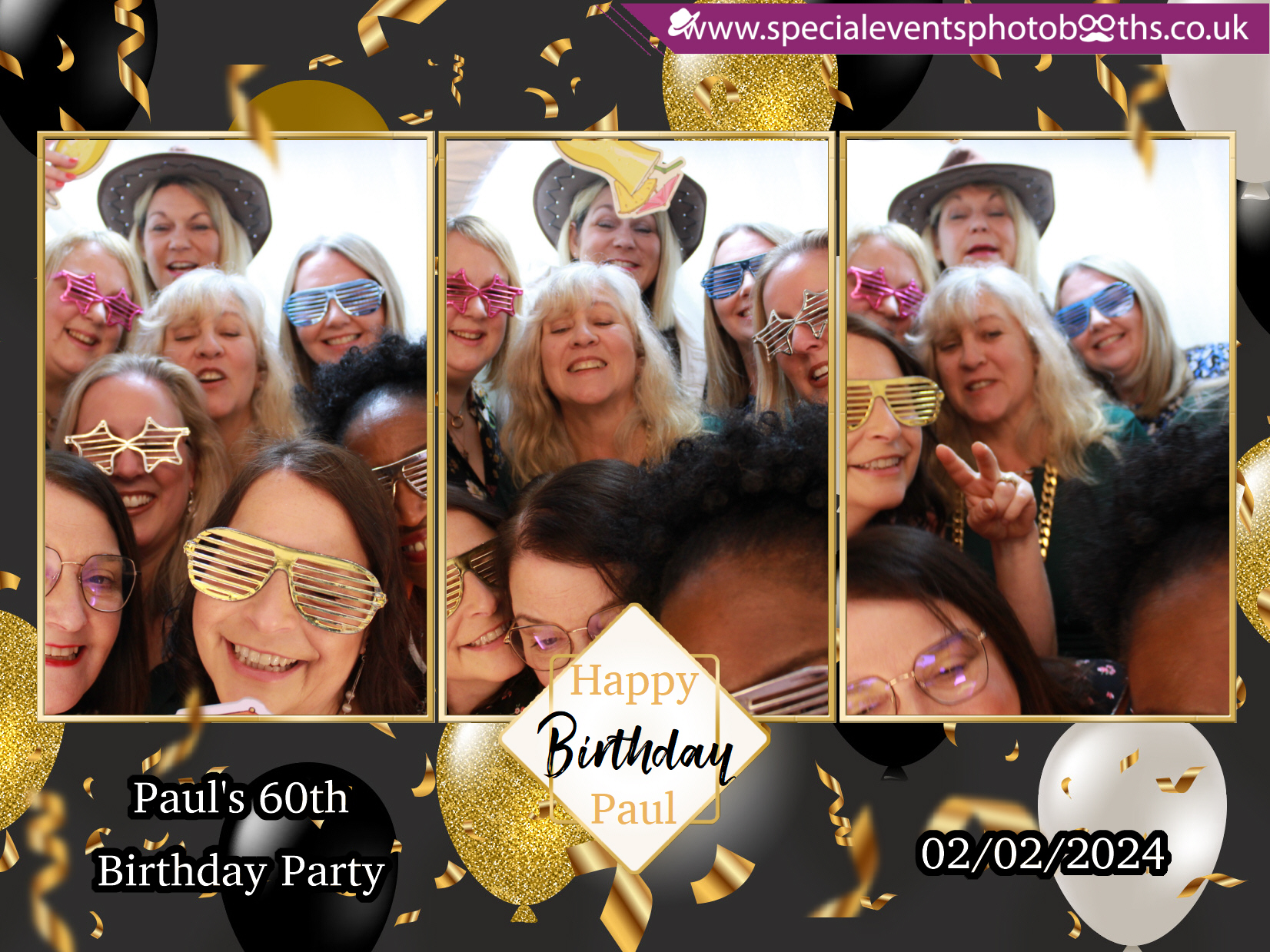 Paul’s 60th Birthday Party | View more photos from the event at my.specialeventsphotobooths.co.uk/u/SpecialEventsPhotoBooths/Paul’s-60th-Birthday-Party