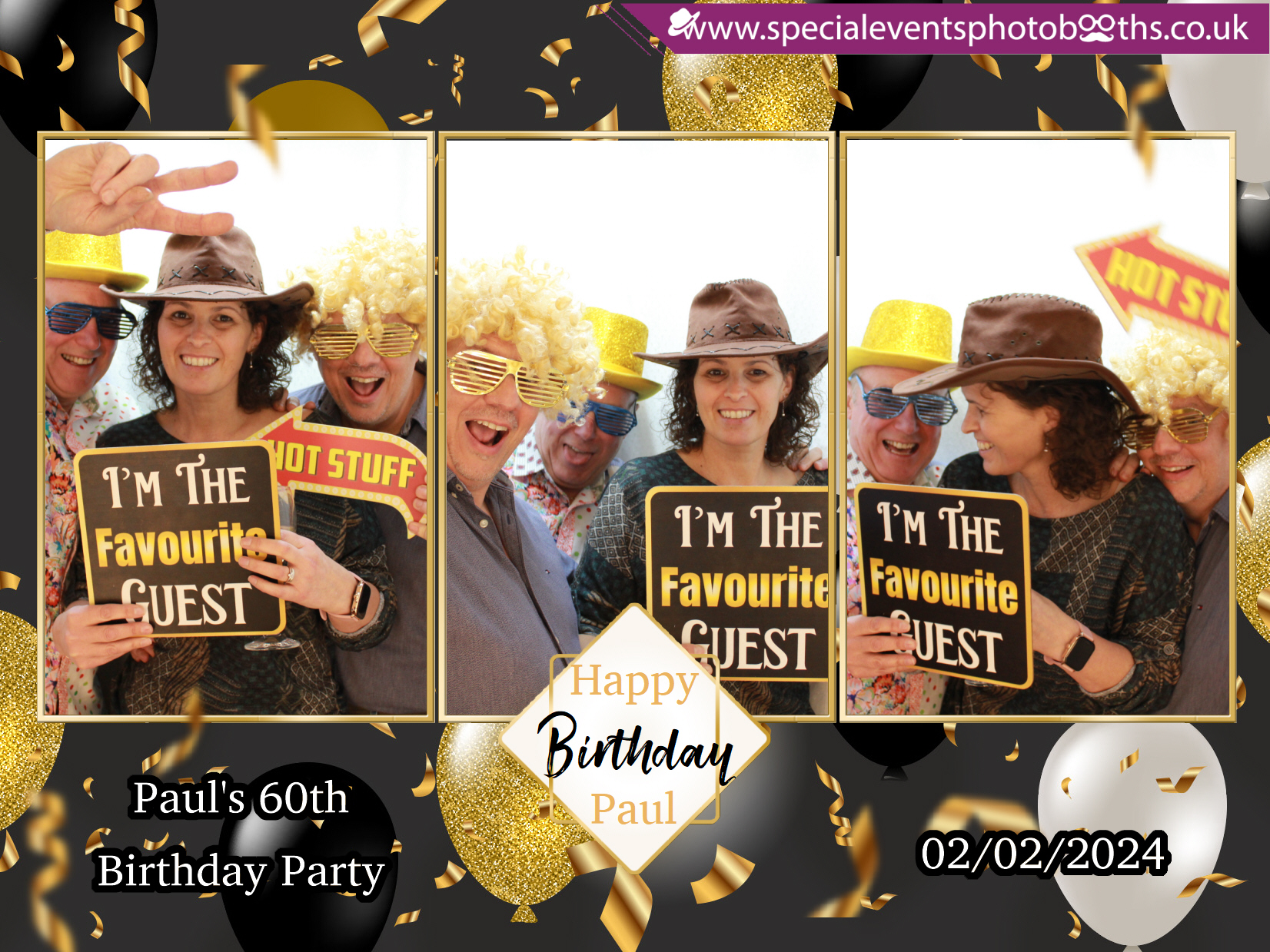 Paul’s 60th Birthday Party | View more photos from the event at my.specialeventsphotobooths.co.uk/u/SpecialEventsPhotoBooths/Paul’s-60th-Birthday-Party