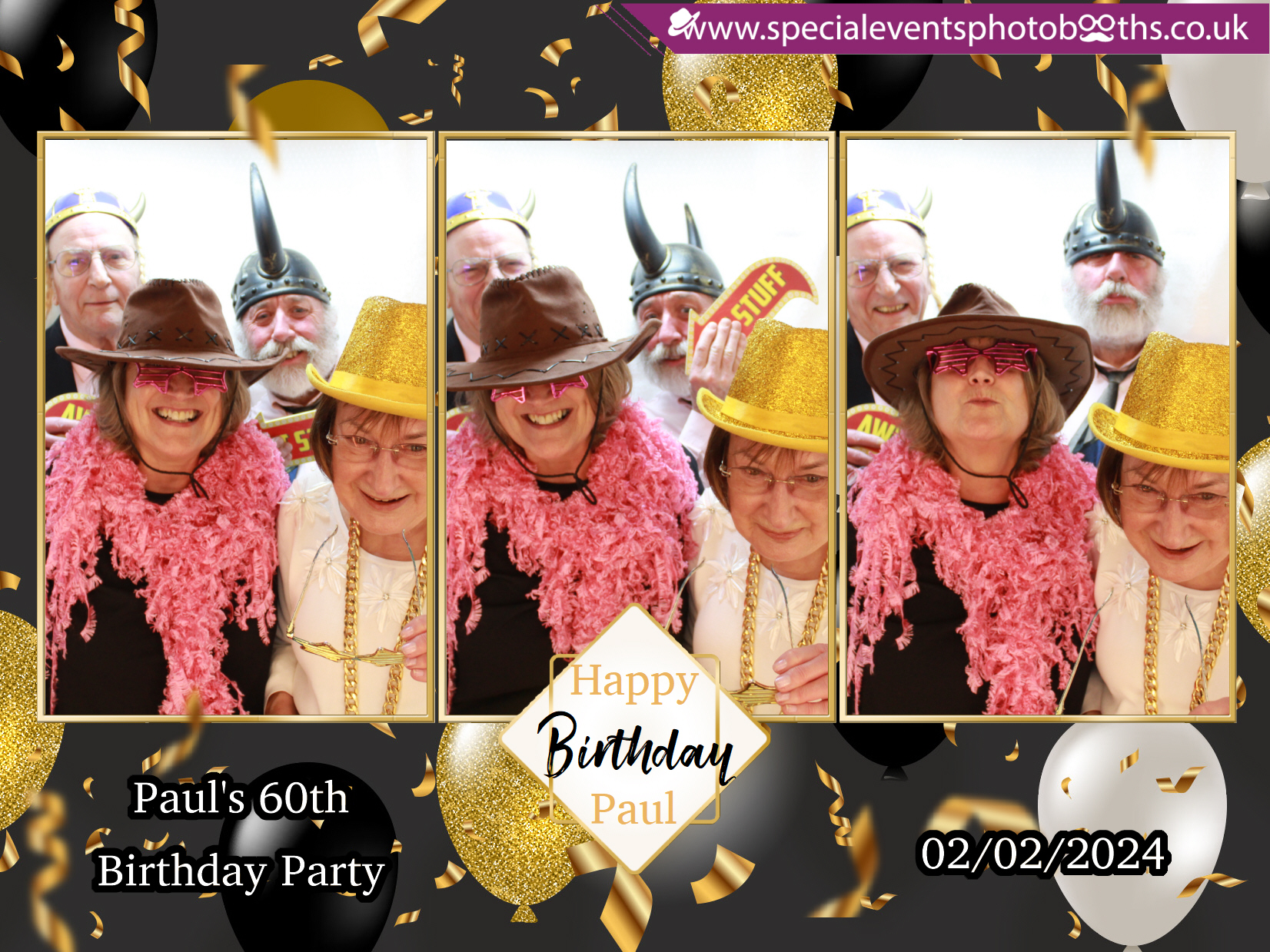 Paul’s 60th Birthday Party | View more photos from the event at my.specialeventsphotobooths.co.uk/u/SpecialEventsPhotoBooths/Paul’s-60th-Birthday-Party