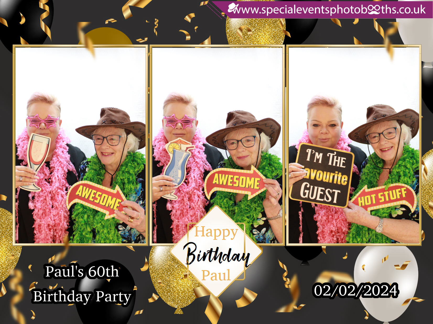 Paul’s 60th Birthday Party | View more photos from the event at my.specialeventsphotobooths.co.uk/u/SpecialEventsPhotoBooths/Paul’s-60th-Birthday-Party