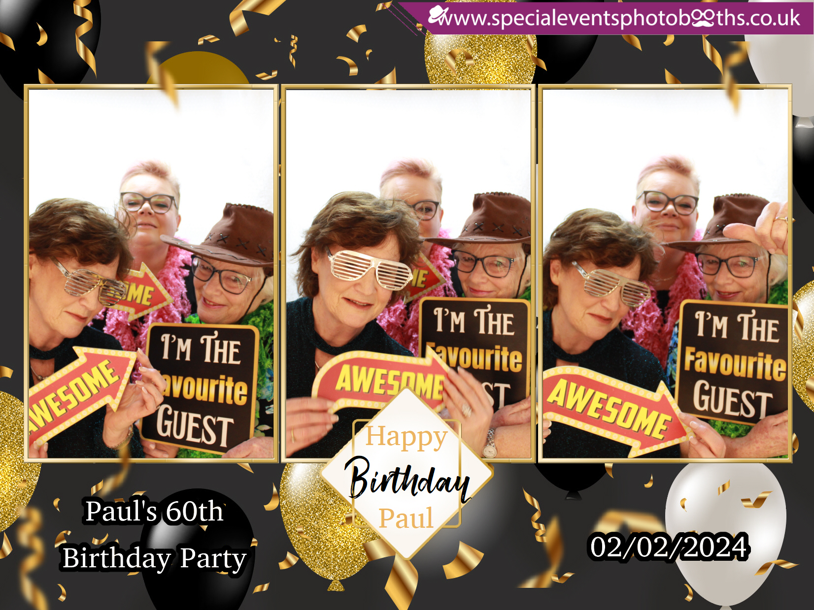 Paul’s 60th Birthday Party | View more photos from the event at my.specialeventsphotobooths.co.uk/u/SpecialEventsPhotoBooths/Paul’s-60th-Birthday-Party