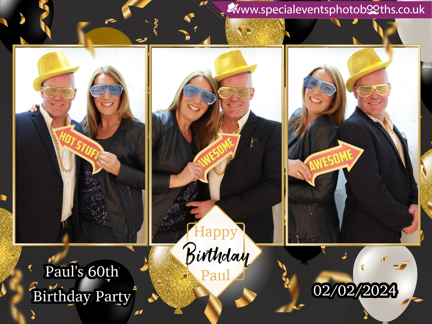 Paul’s 60th Birthday Party | View more photos from the event at my.specialeventsphotobooths.co.uk/u/SpecialEventsPhotoBooths/Paul’s-60th-Birthday-Party