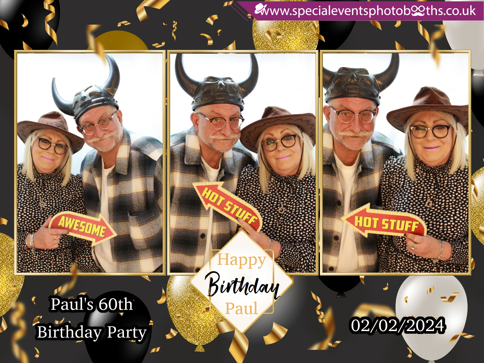 Paul’s 60th Birthday Party | View more photos from the event at my.specialeventsphotobooths.co.uk/u/SpecialEventsPhotoBooths/Paul’s-60th-Birthday-Party