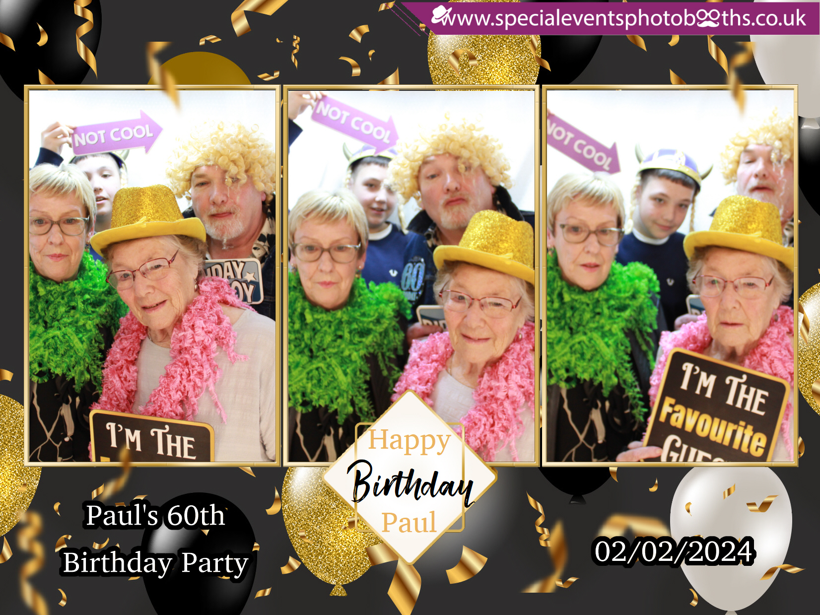Paul’s 60th Birthday Party | View more photos from the event at my.specialeventsphotobooths.co.uk/u/SpecialEventsPhotoBooths/Paul’s-60th-Birthday-Party