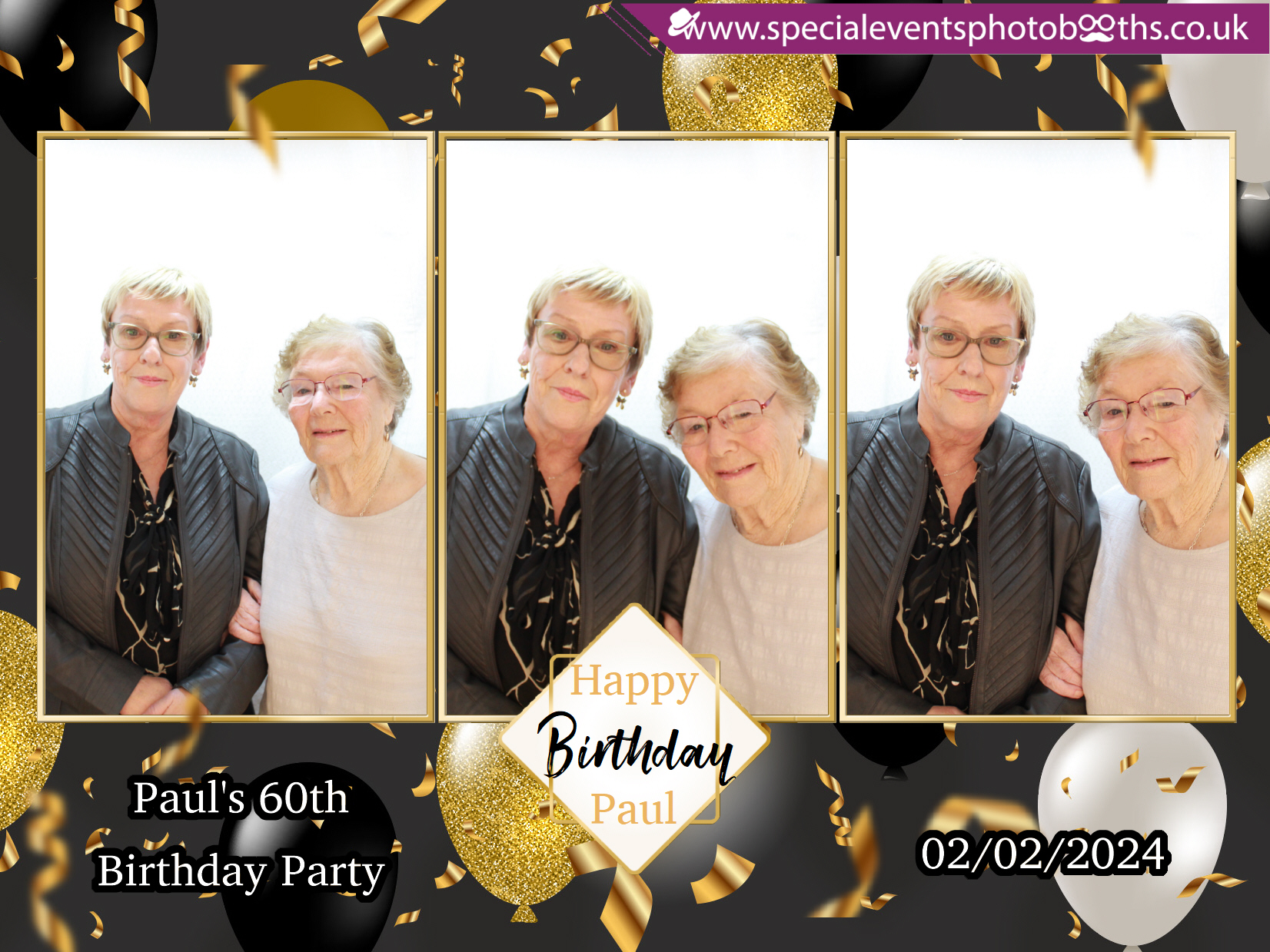 Paul’s 60th Birthday Party | View more photos from the event at my.specialeventsphotobooths.co.uk/u/SpecialEventsPhotoBooths/Paul’s-60th-Birthday-Party