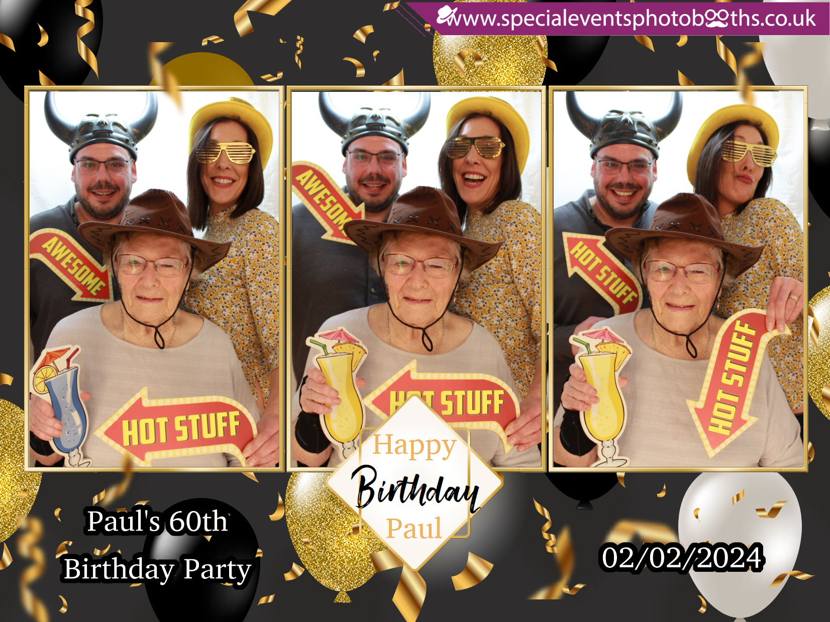 Paul’s 60th Birthday Party | View more photos from the event at my.specialeventsphotobooths.co.uk/u/SpecialEventsPhotoBooths/Paul’s-60th-Birthday-Party